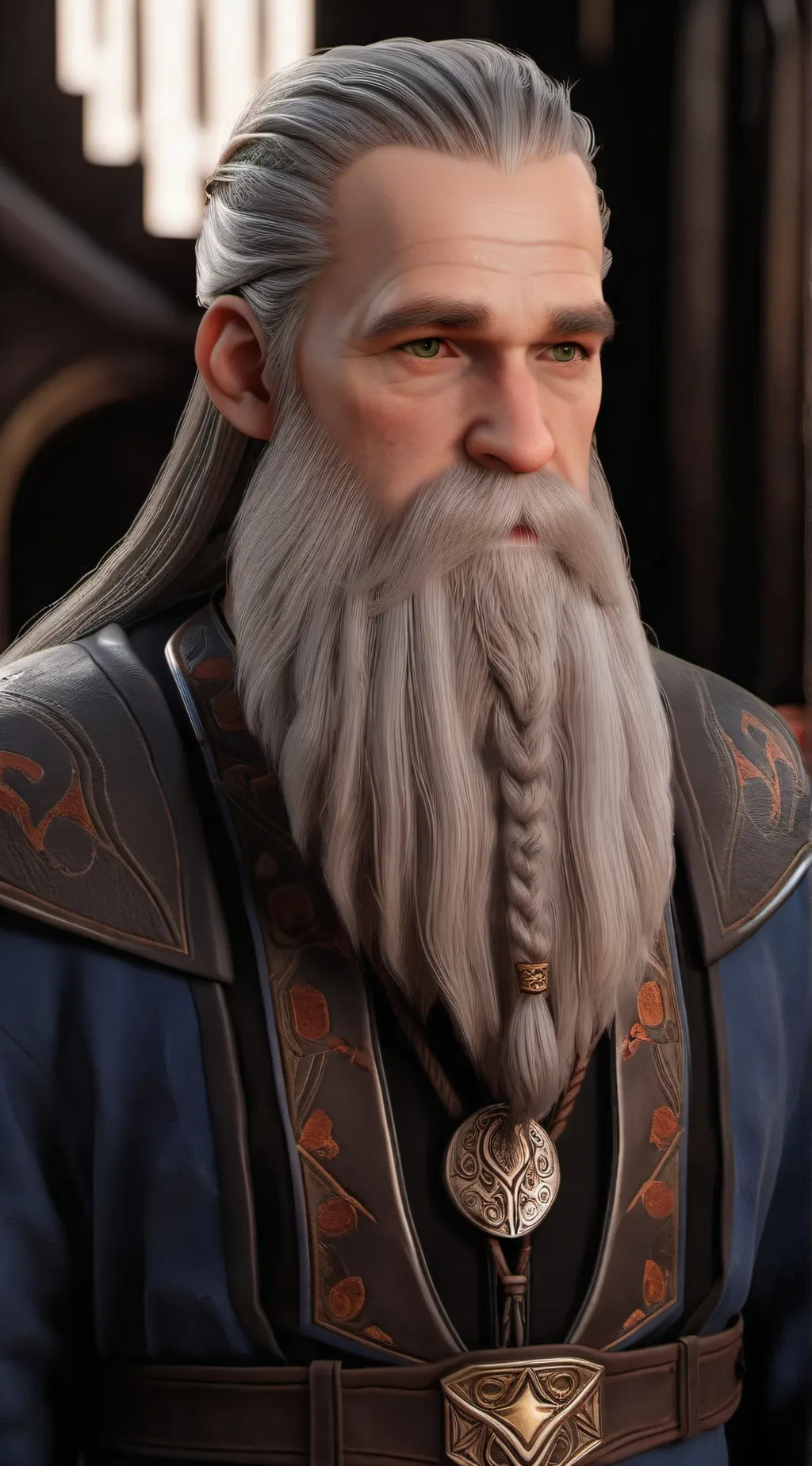 ai character: Fjor Chiselbrow background