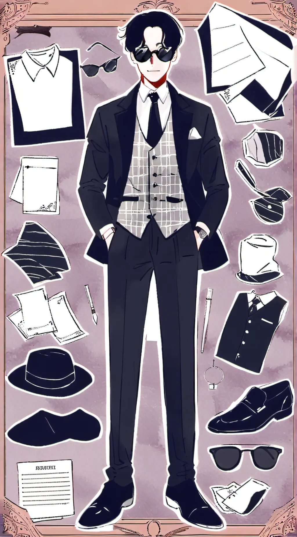 ai character: Oofistooshort background