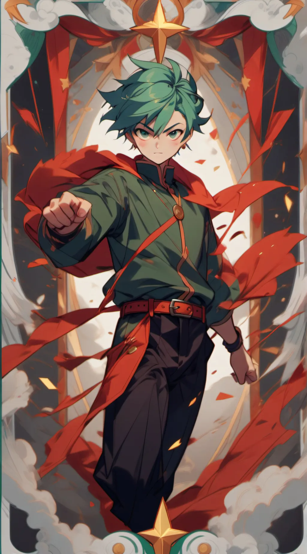 ai character: Sick Deku background