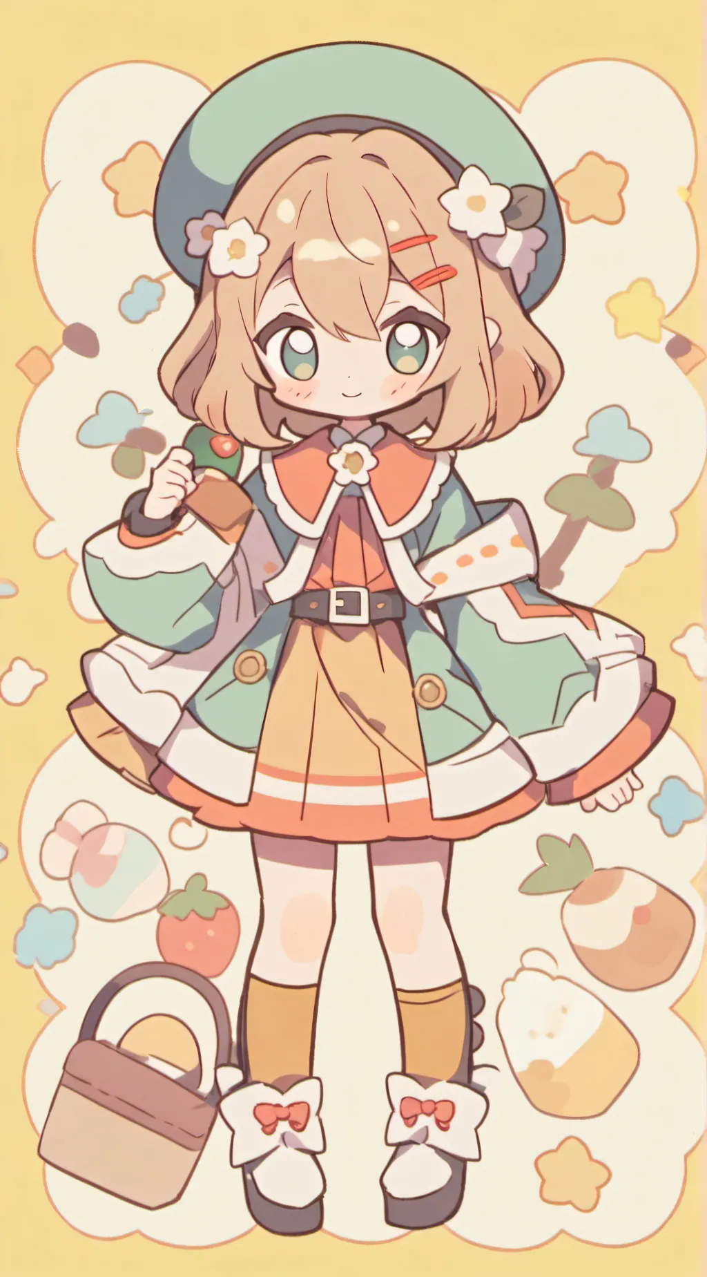 ai character: Miss Bloomie  background