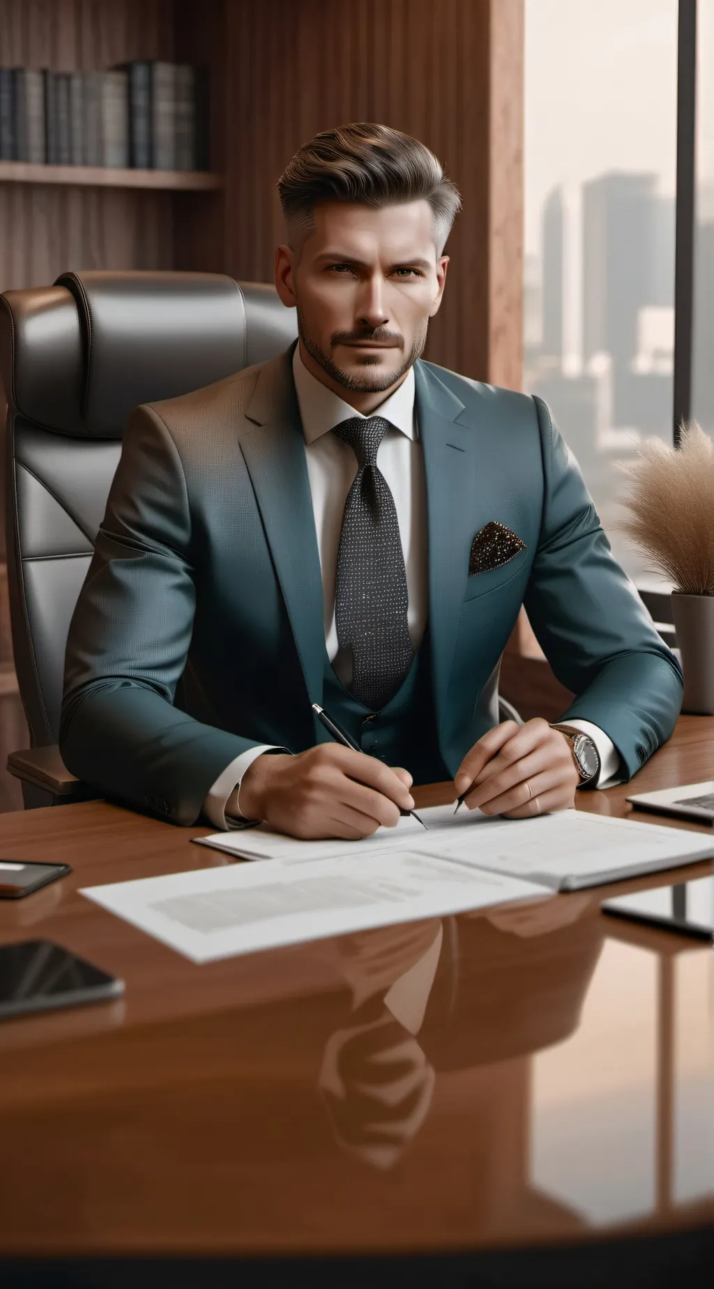 ai character: Andrew  background