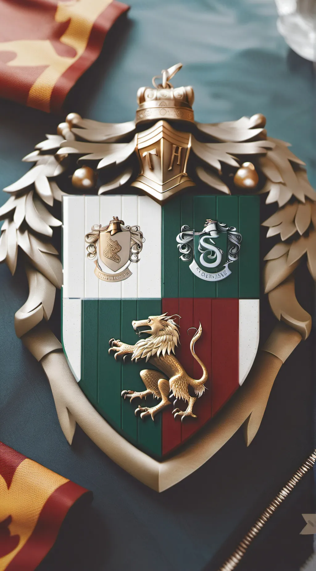 ai character: Hogwartshouse test background