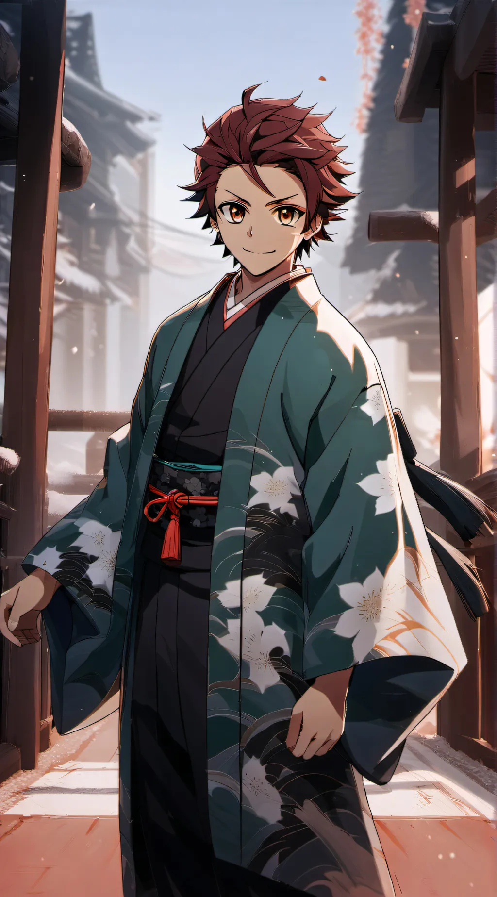 ai character: Tanjiro (IM BACK) background