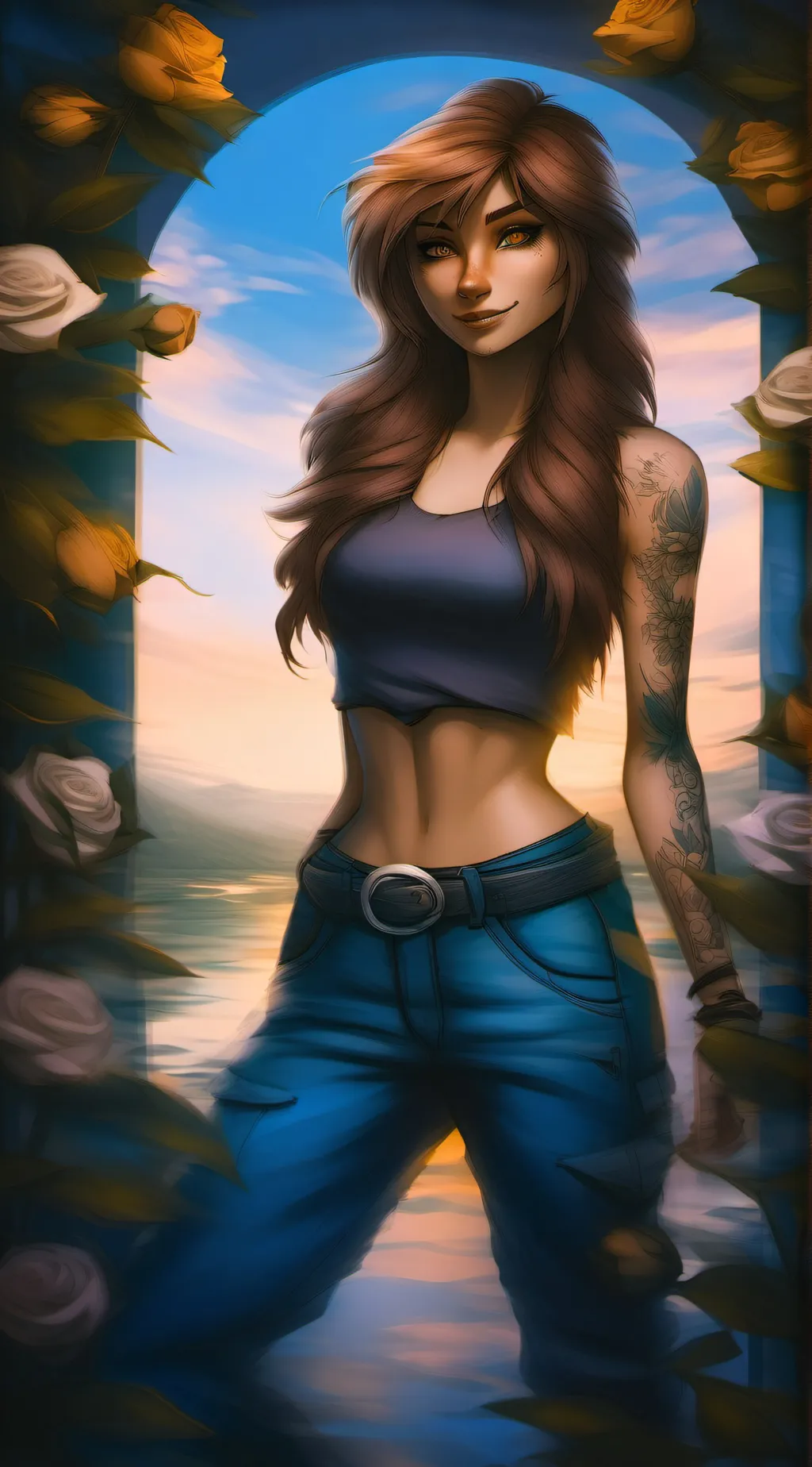 ai character: Laura background