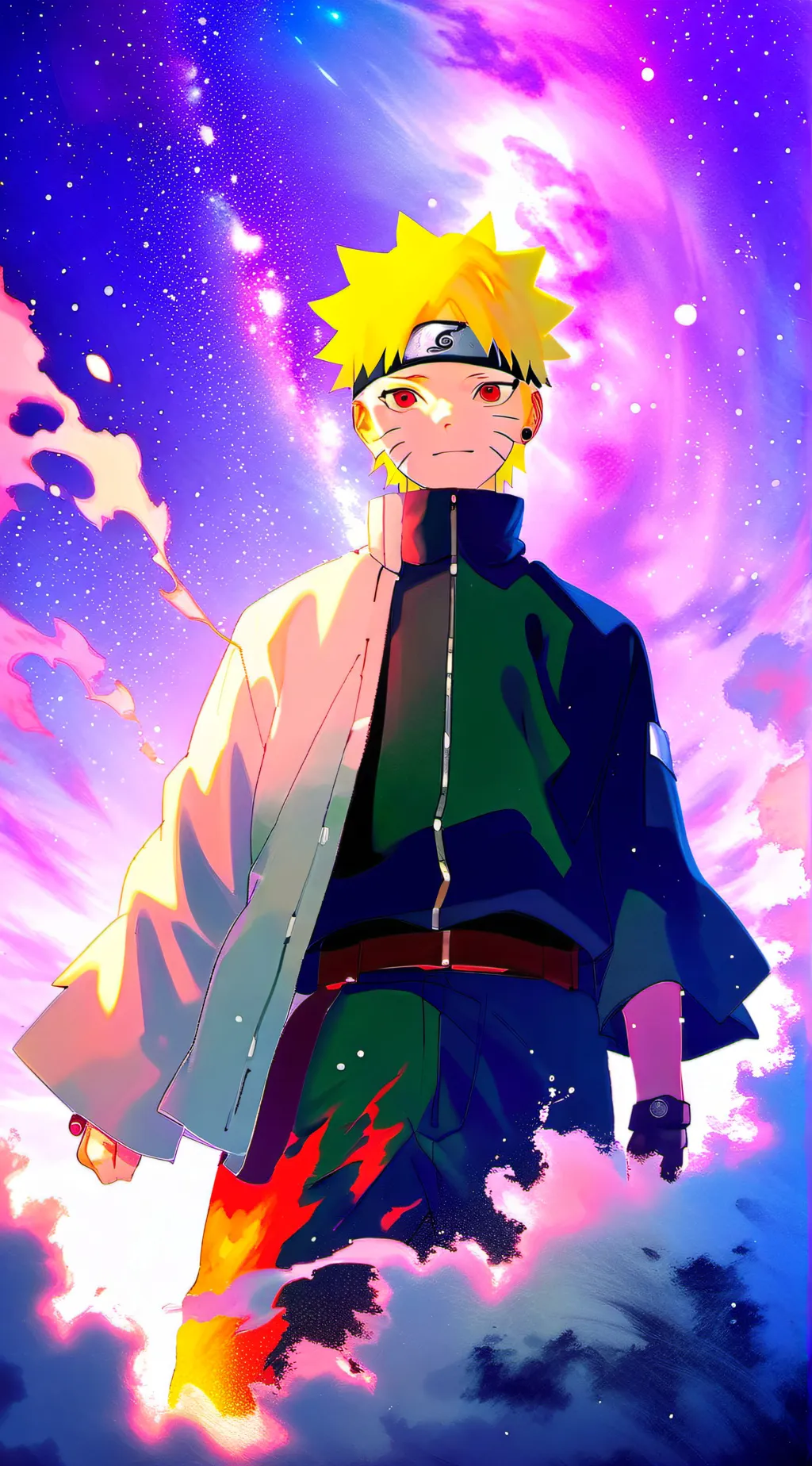 ai character: Naruto (dad) background