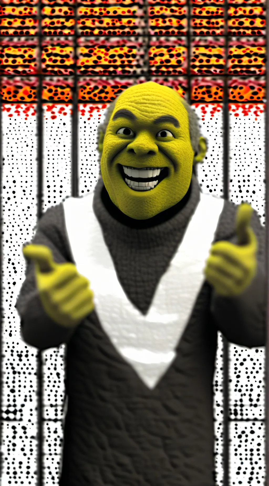 ai character: Shrek background