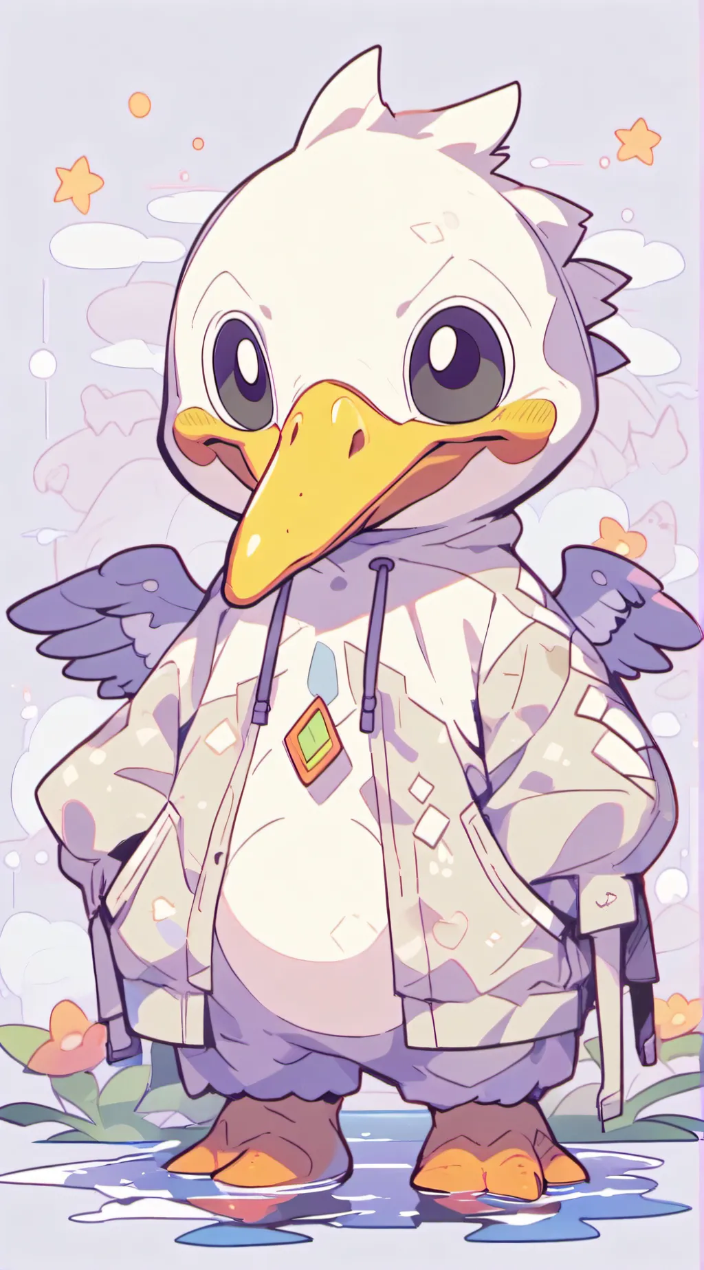 ai character: ★Yellow Senior★ background