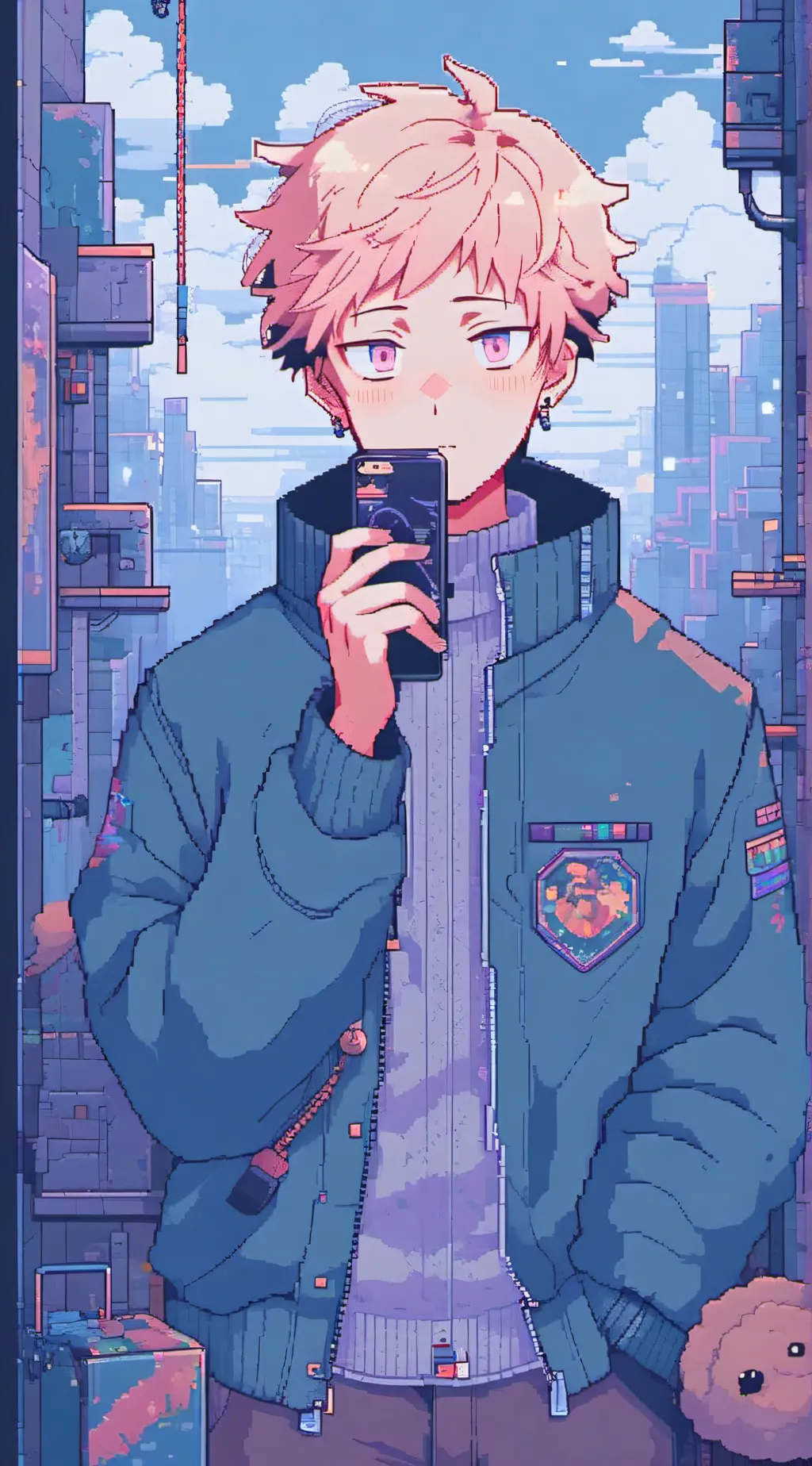 ai character: JJK Yuji background