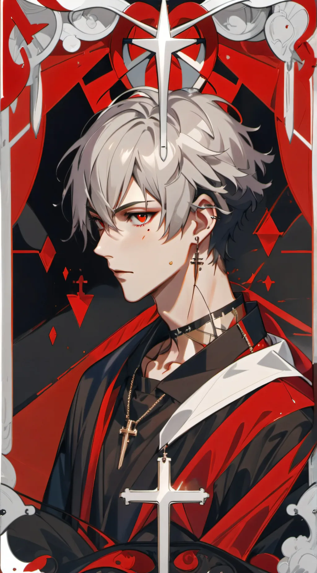 ai character: Bakugo katsuki  background