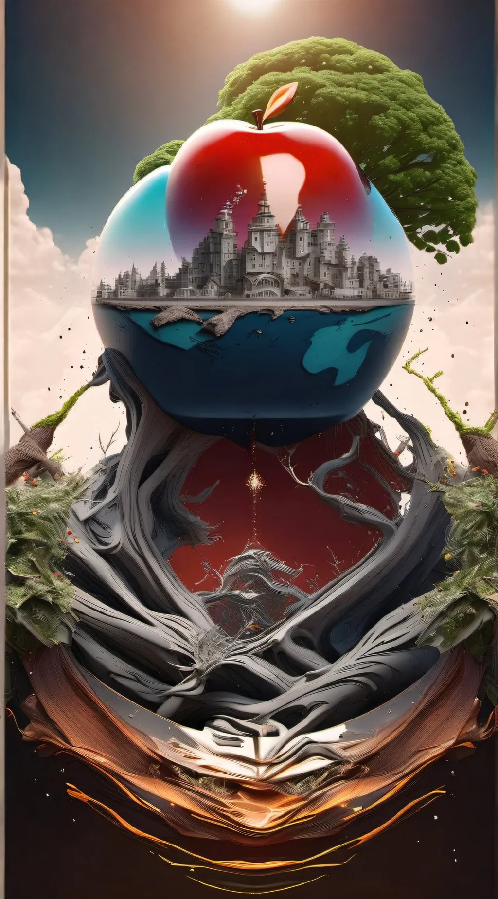 ai character: Auradon prep background