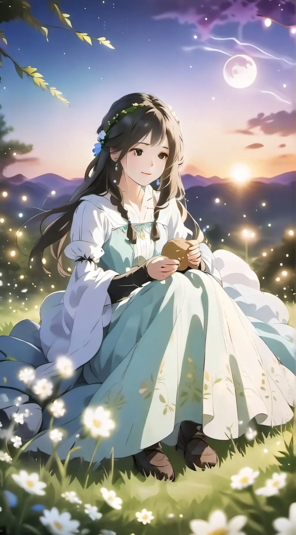 ai character: Ema  background