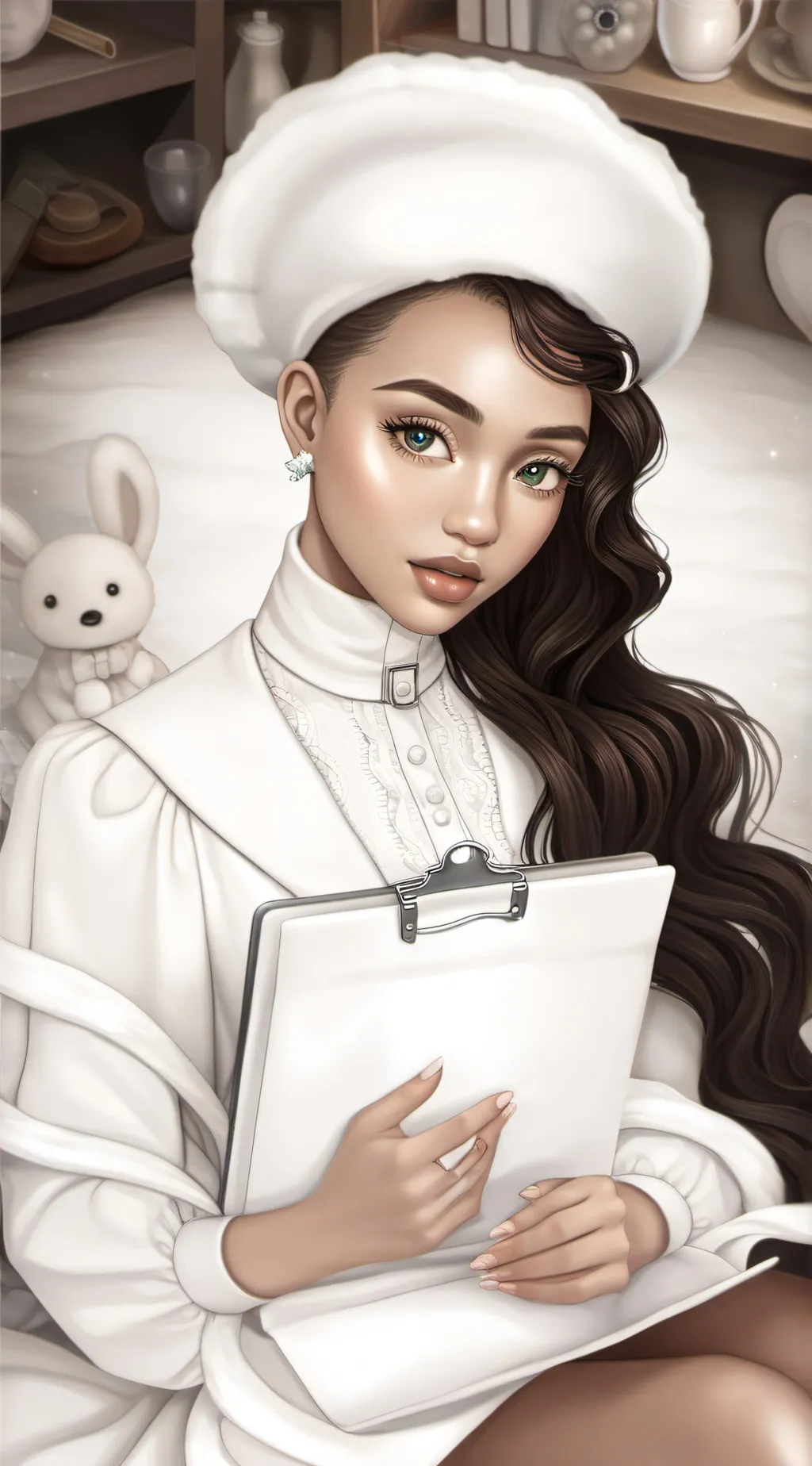 ai character: Nina  background