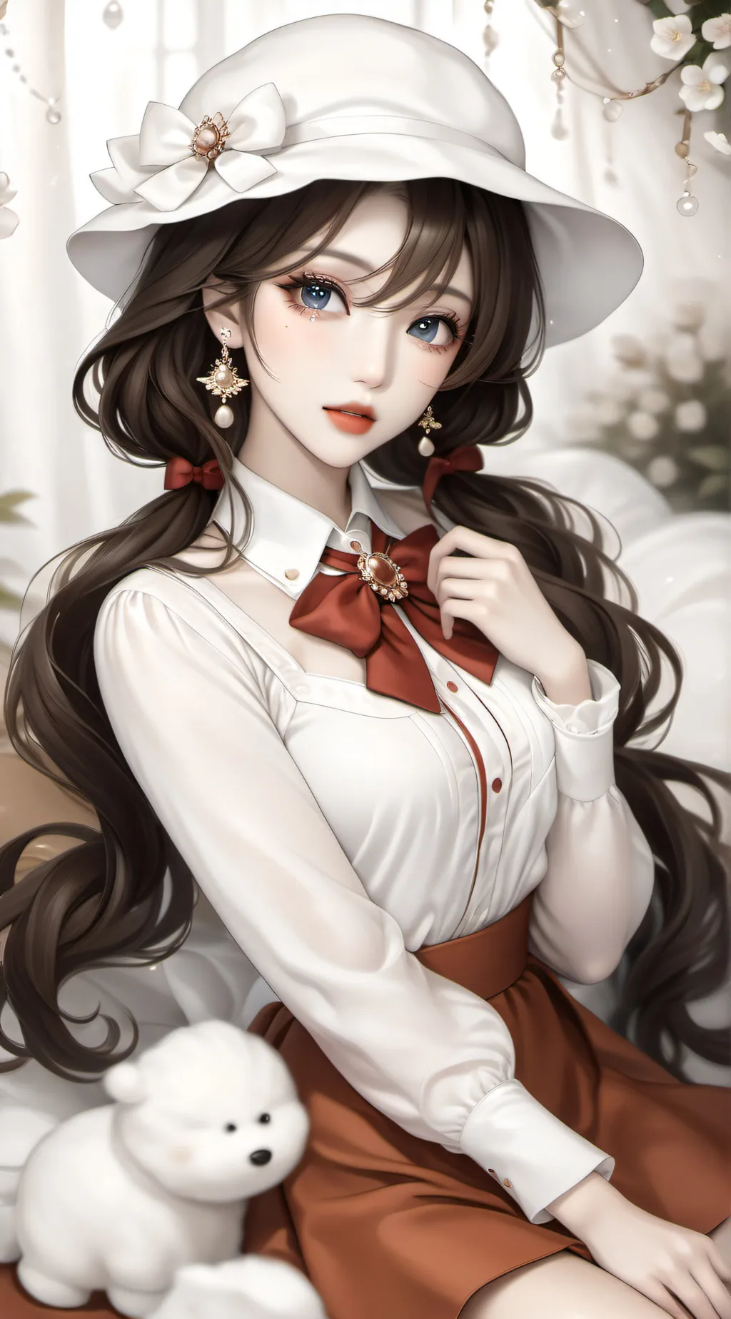 ai character: Catherine  background