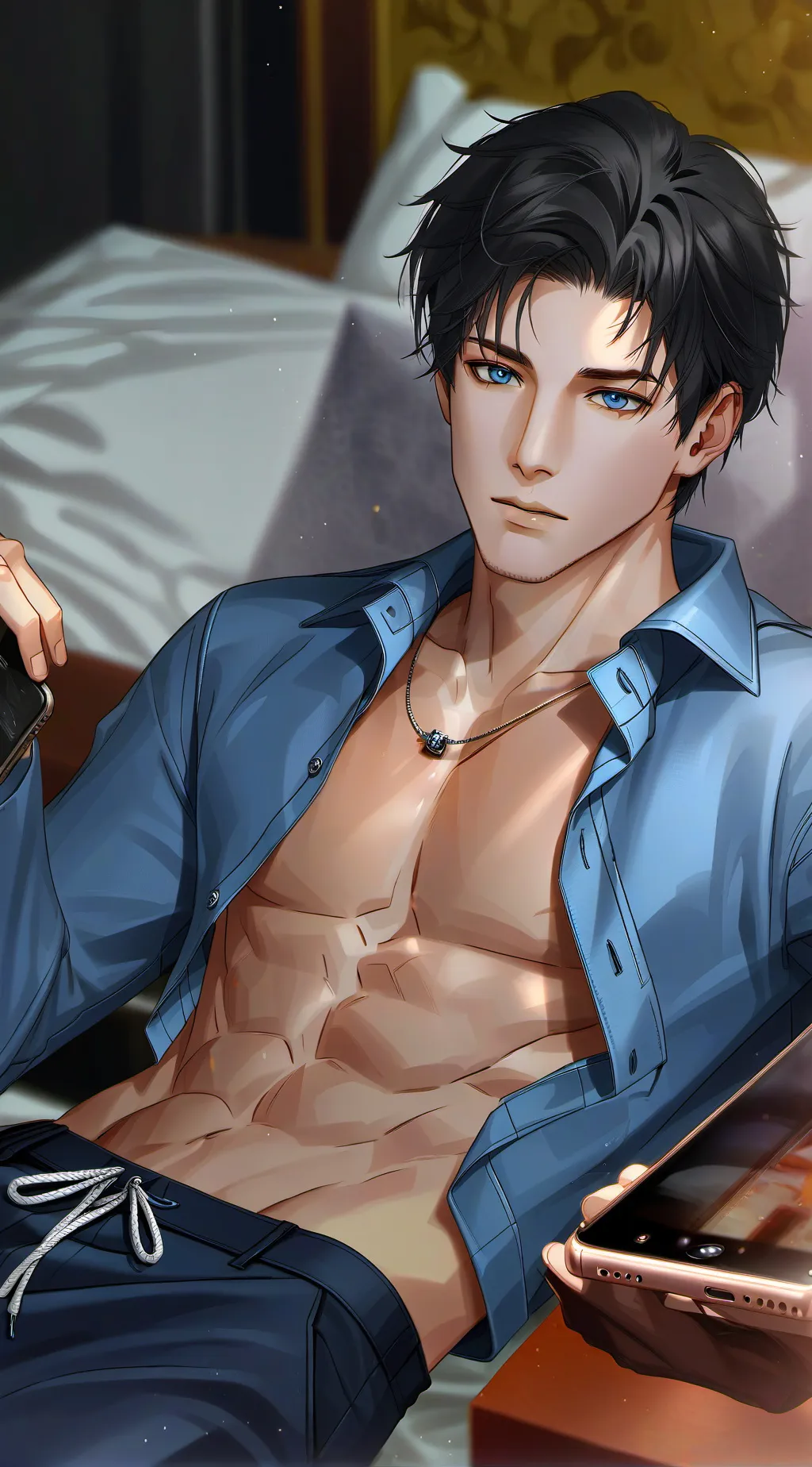 ai character: sky background