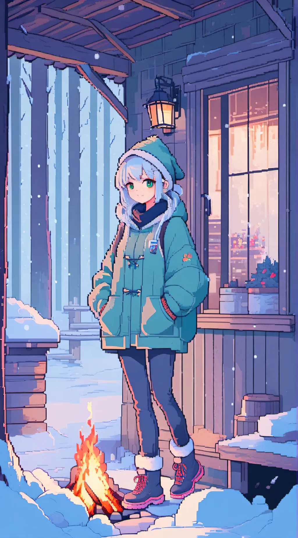 ai character: Snomie background
