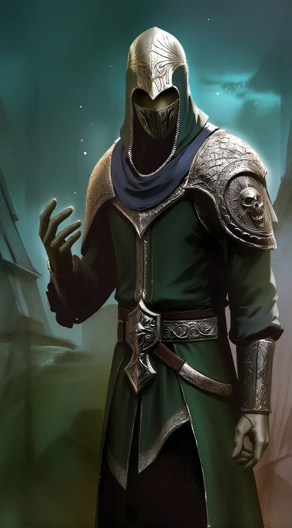 ai character: demon simulator background