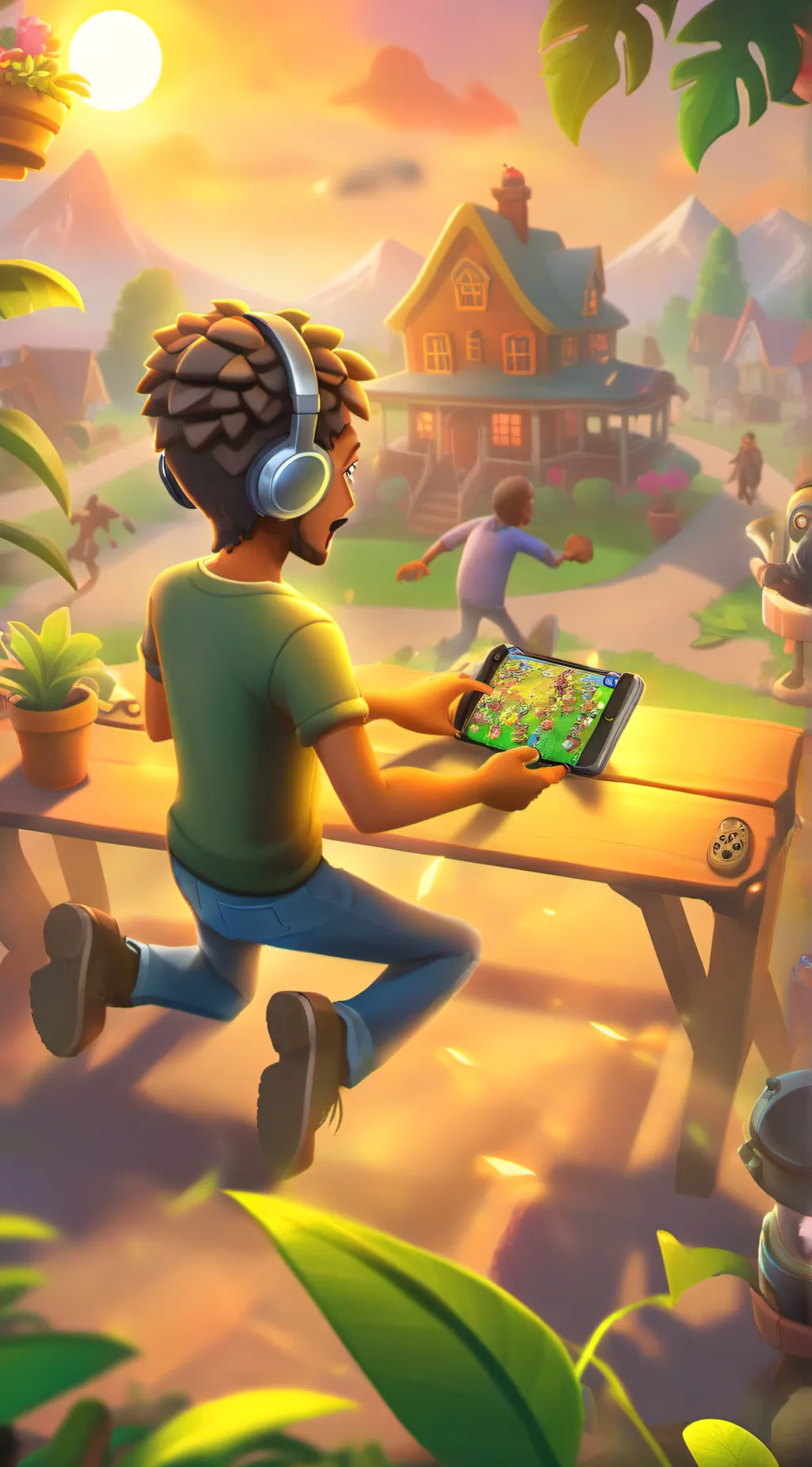 ai character: marco pvz2 background
