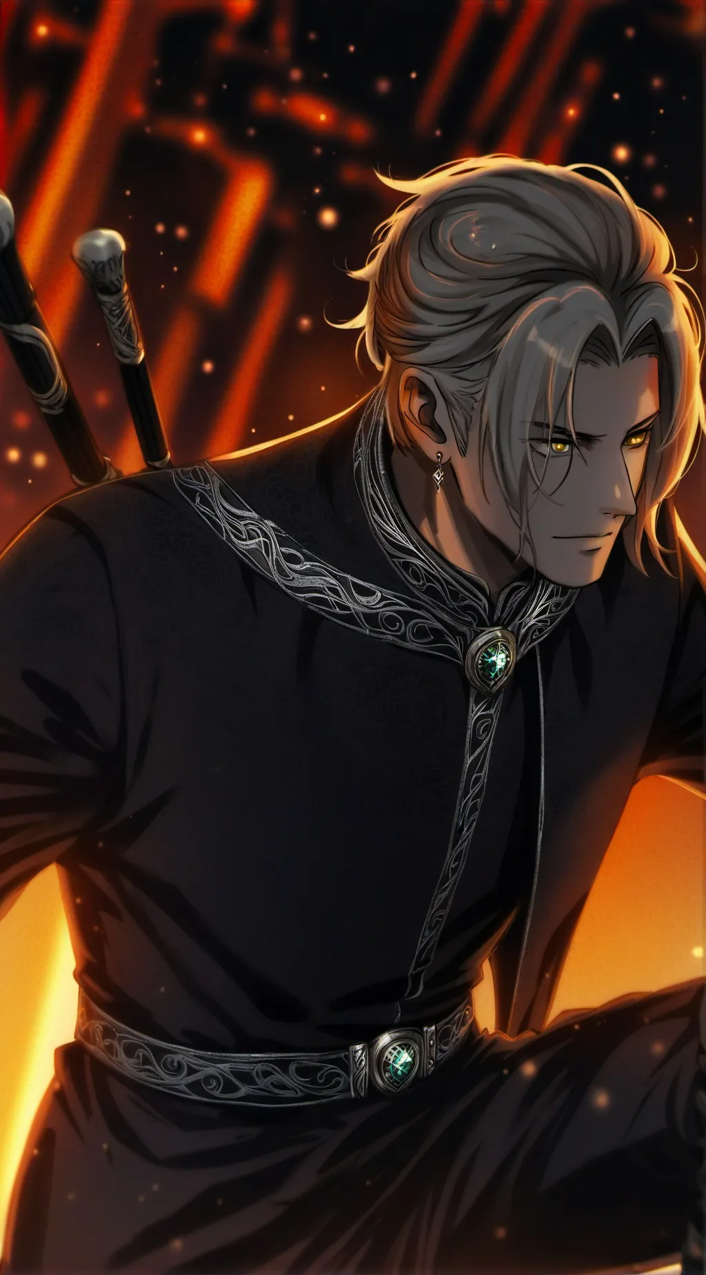 ai character: your gay boss background