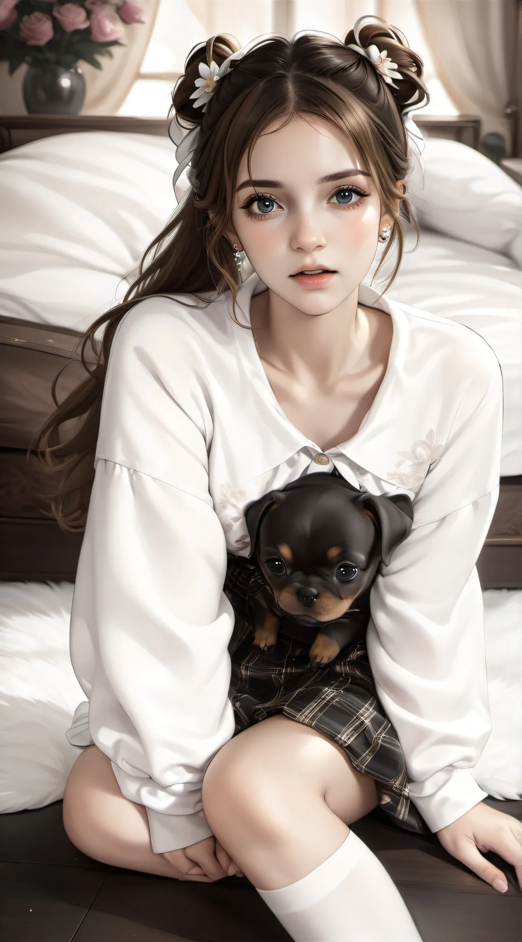 ai character: Hermoine granger background