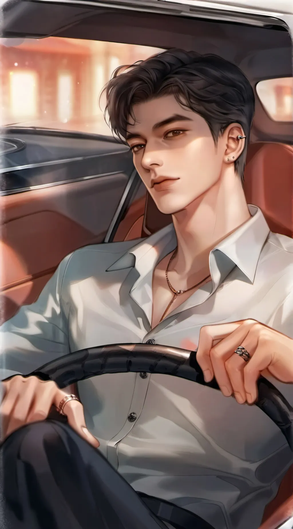 ai character: Leo background
