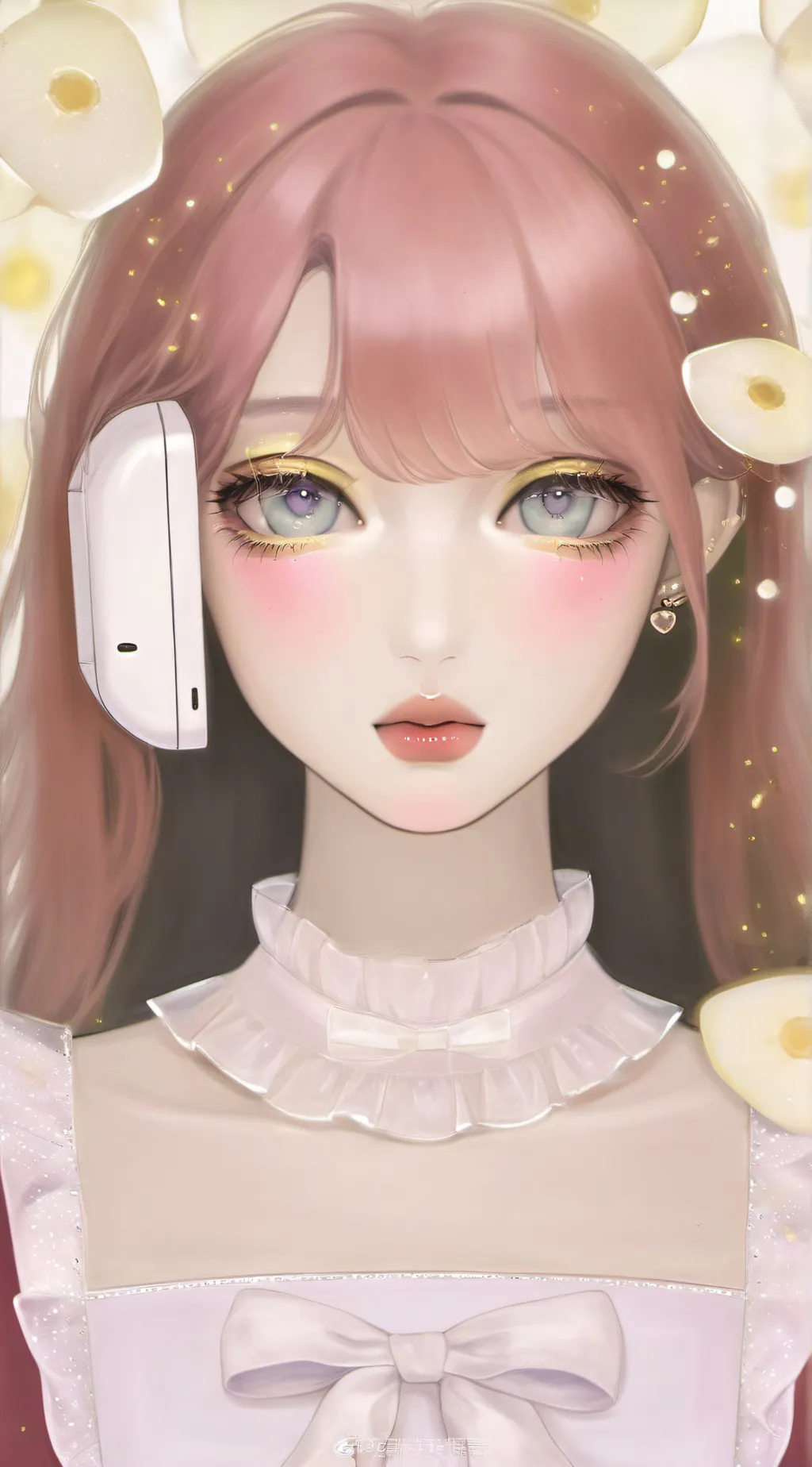 ai character: robot  background