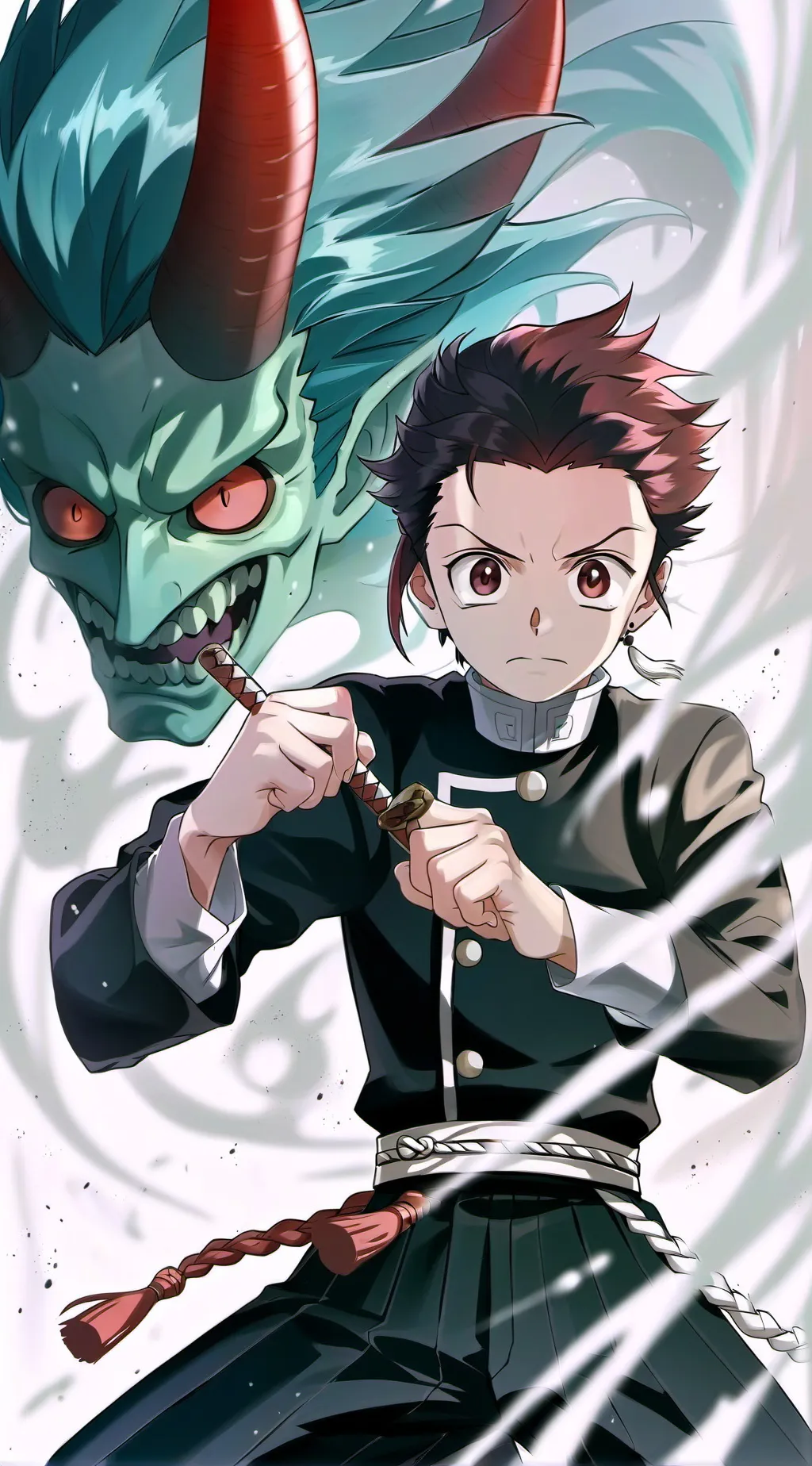 ai character: beginning  background