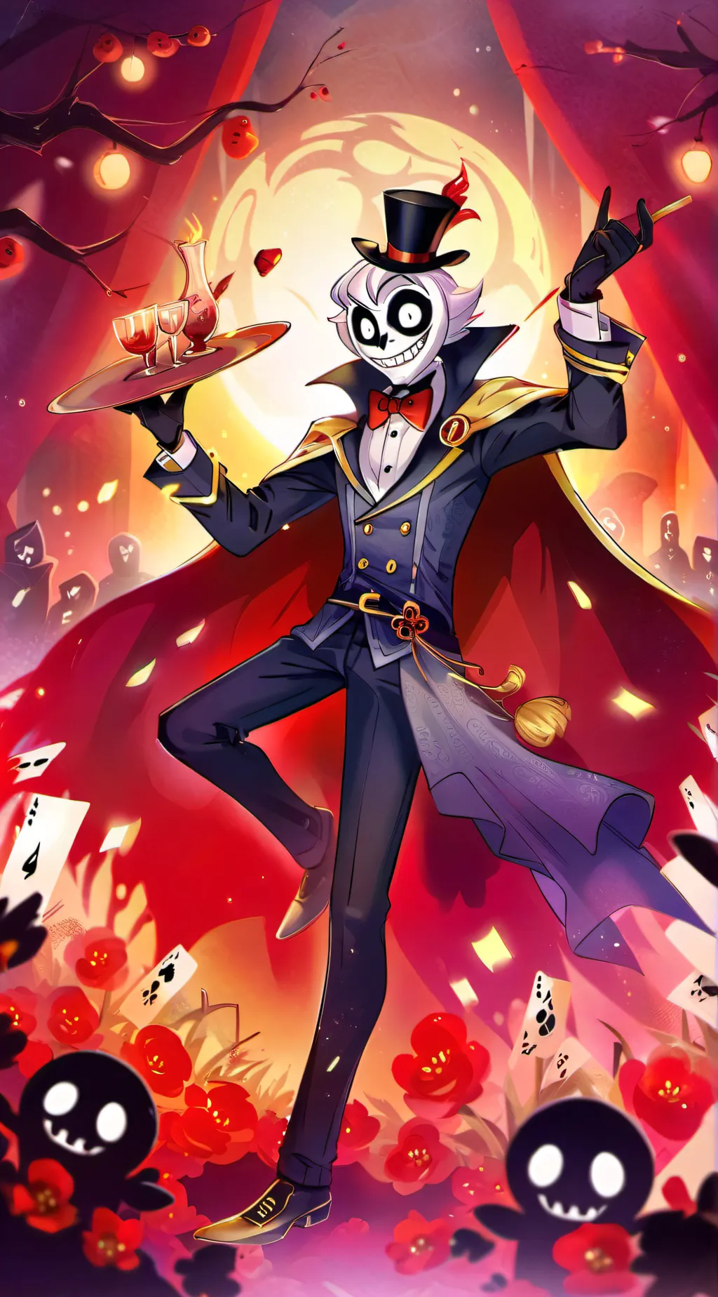 ai character: Hh love potion background