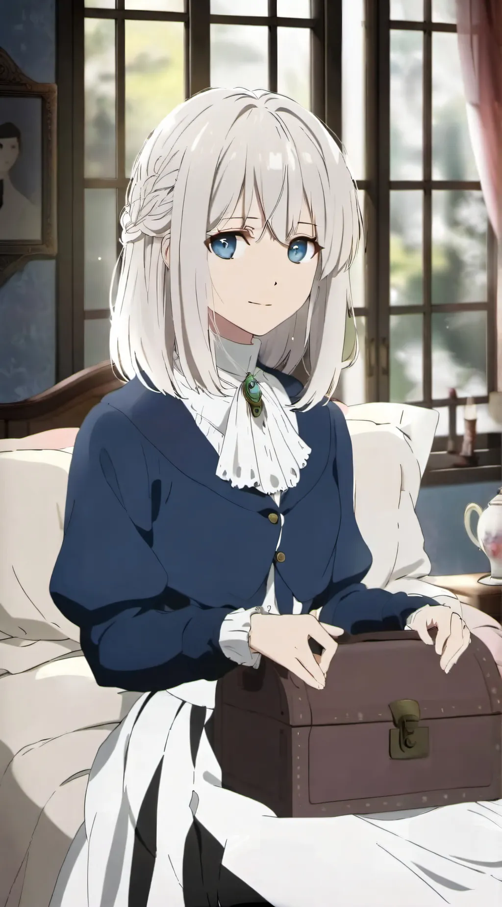 ai character: Casey!  background