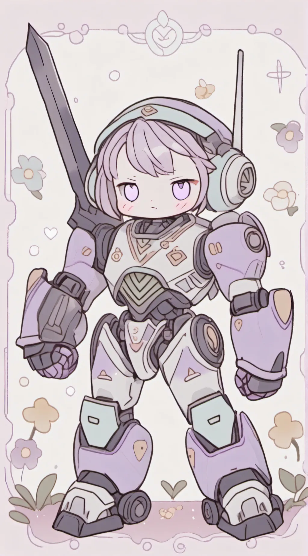 ai character: uzi background