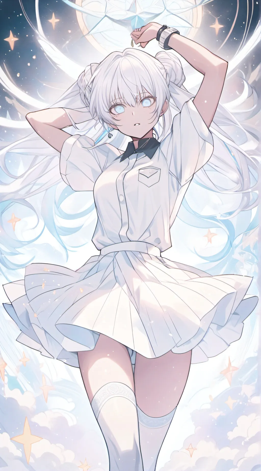 ai character: Swan background