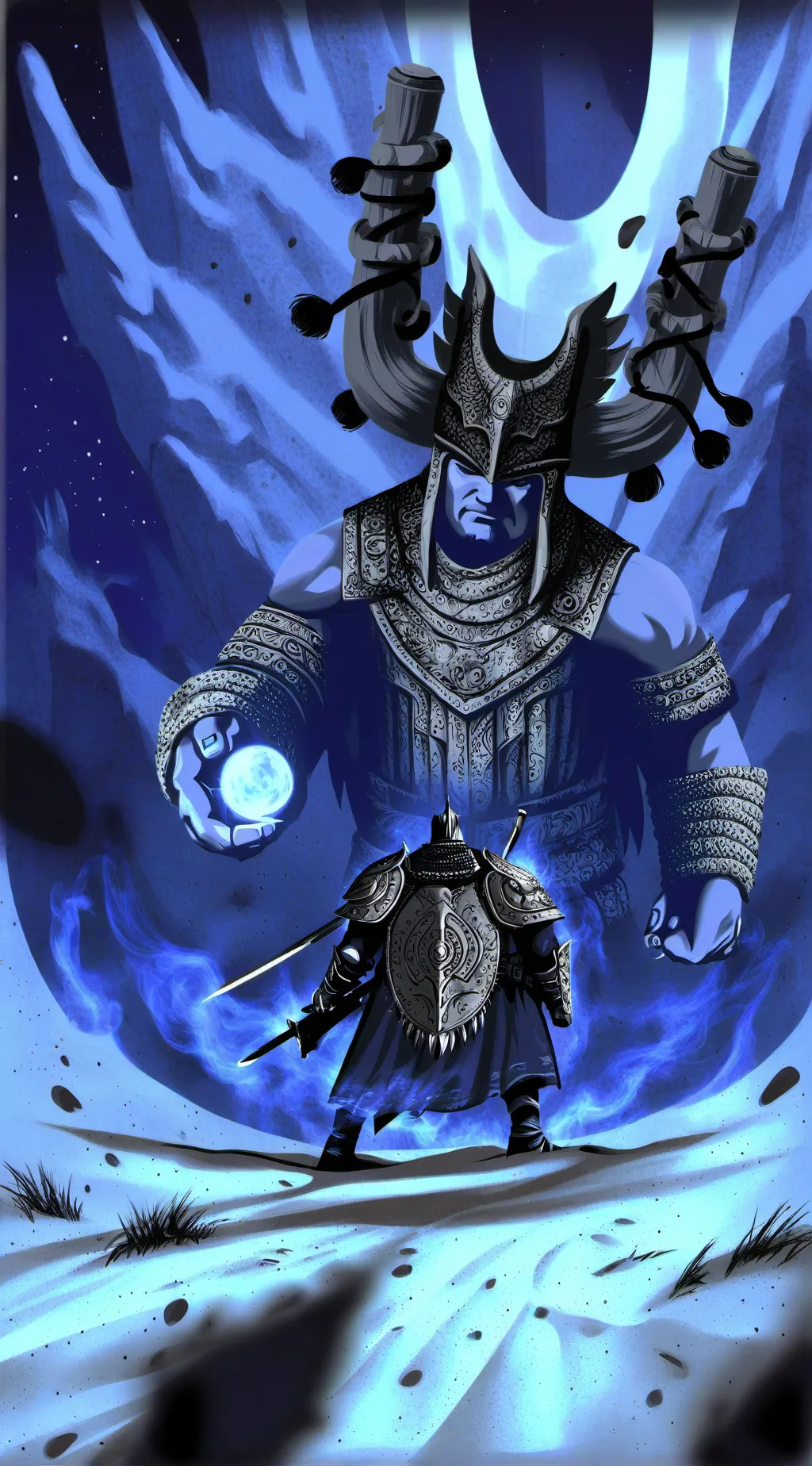 ai character: melon background