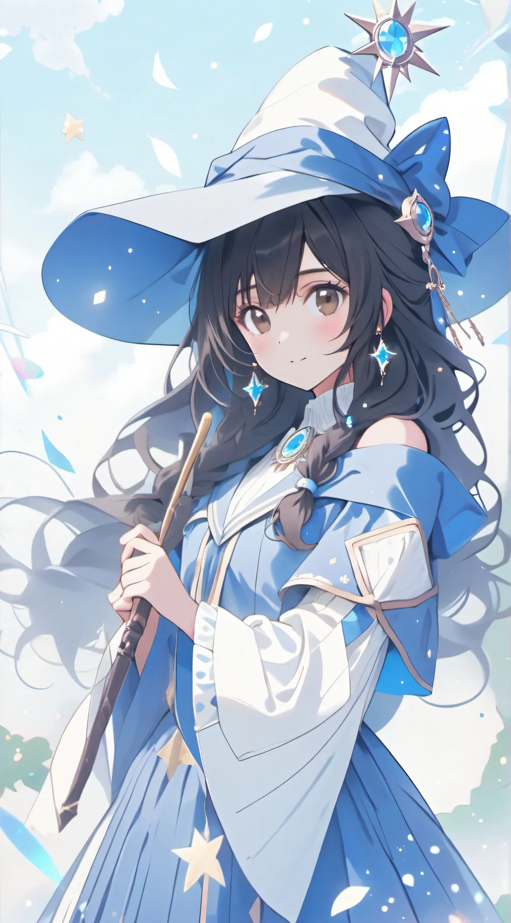 ai character: Luna Evelyn Levine background