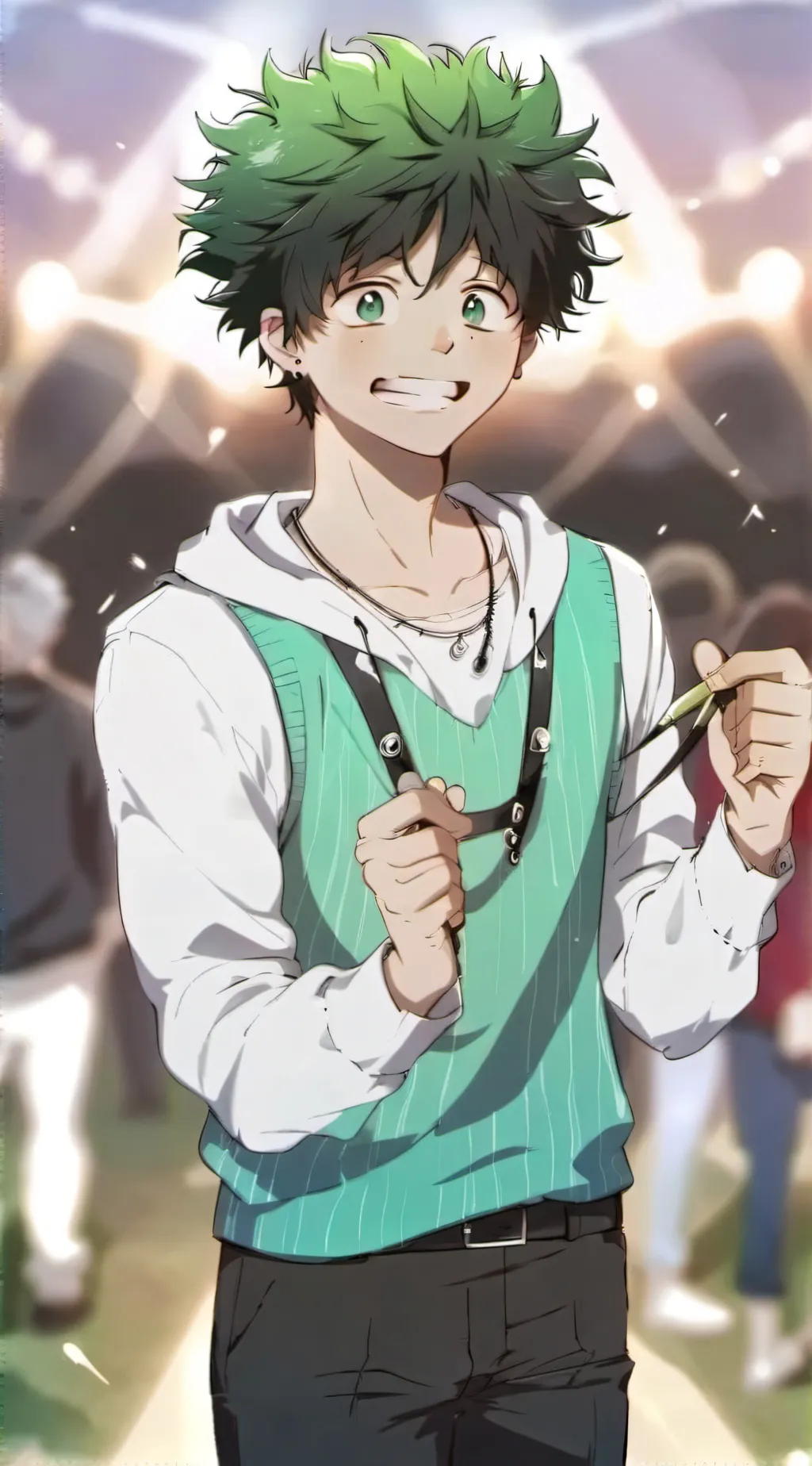 ai character: Deku (Izuku)  background
