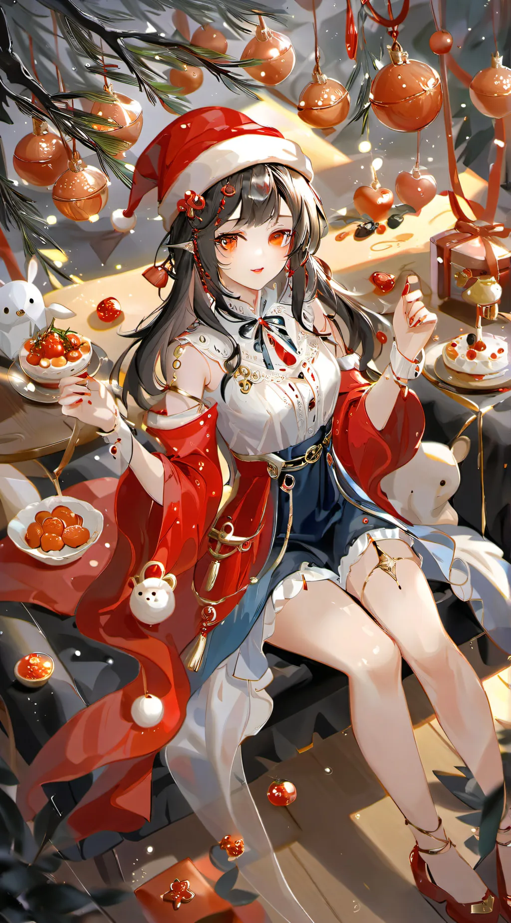 ai character: mha & ds sleepover background