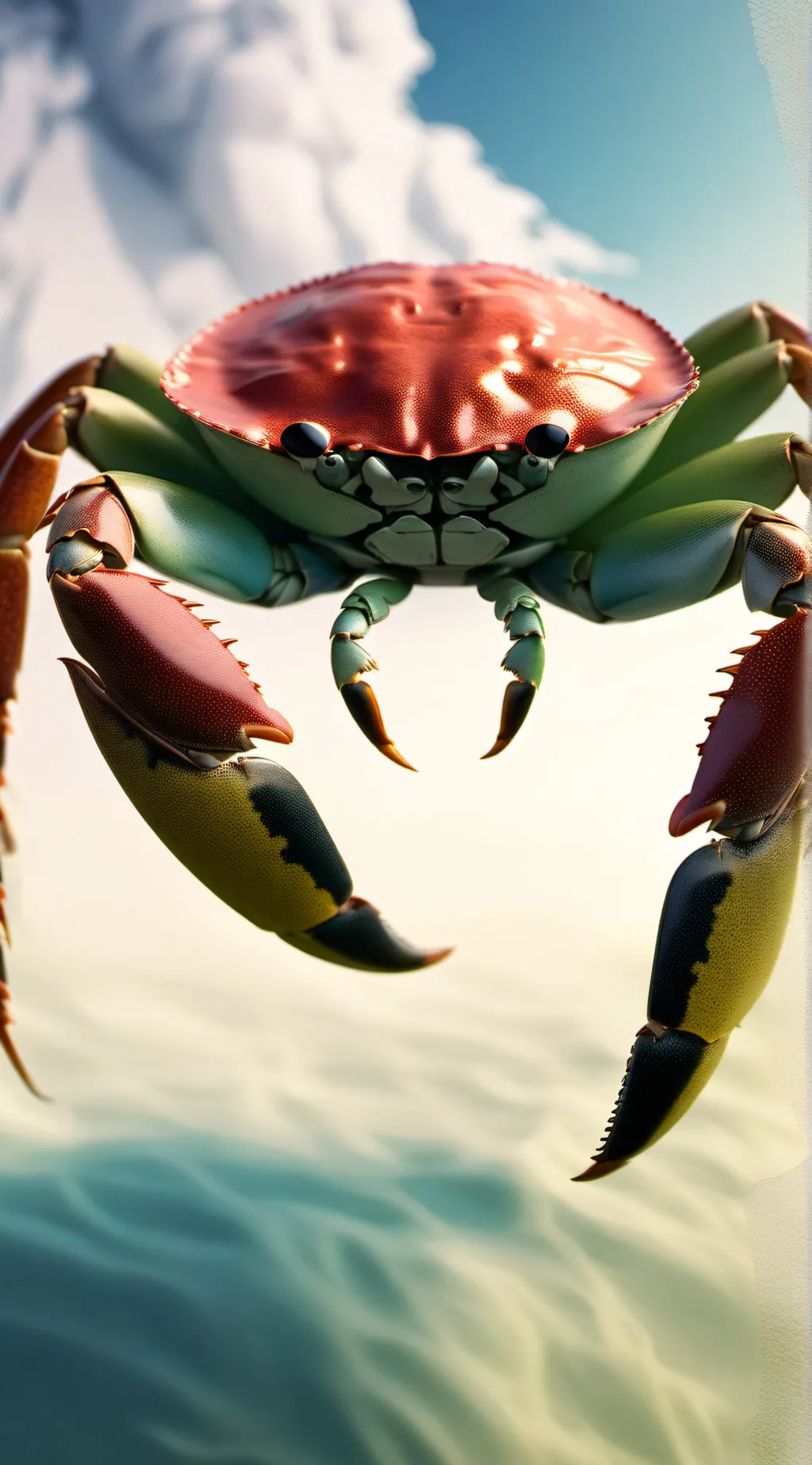 ai character: Crab background
