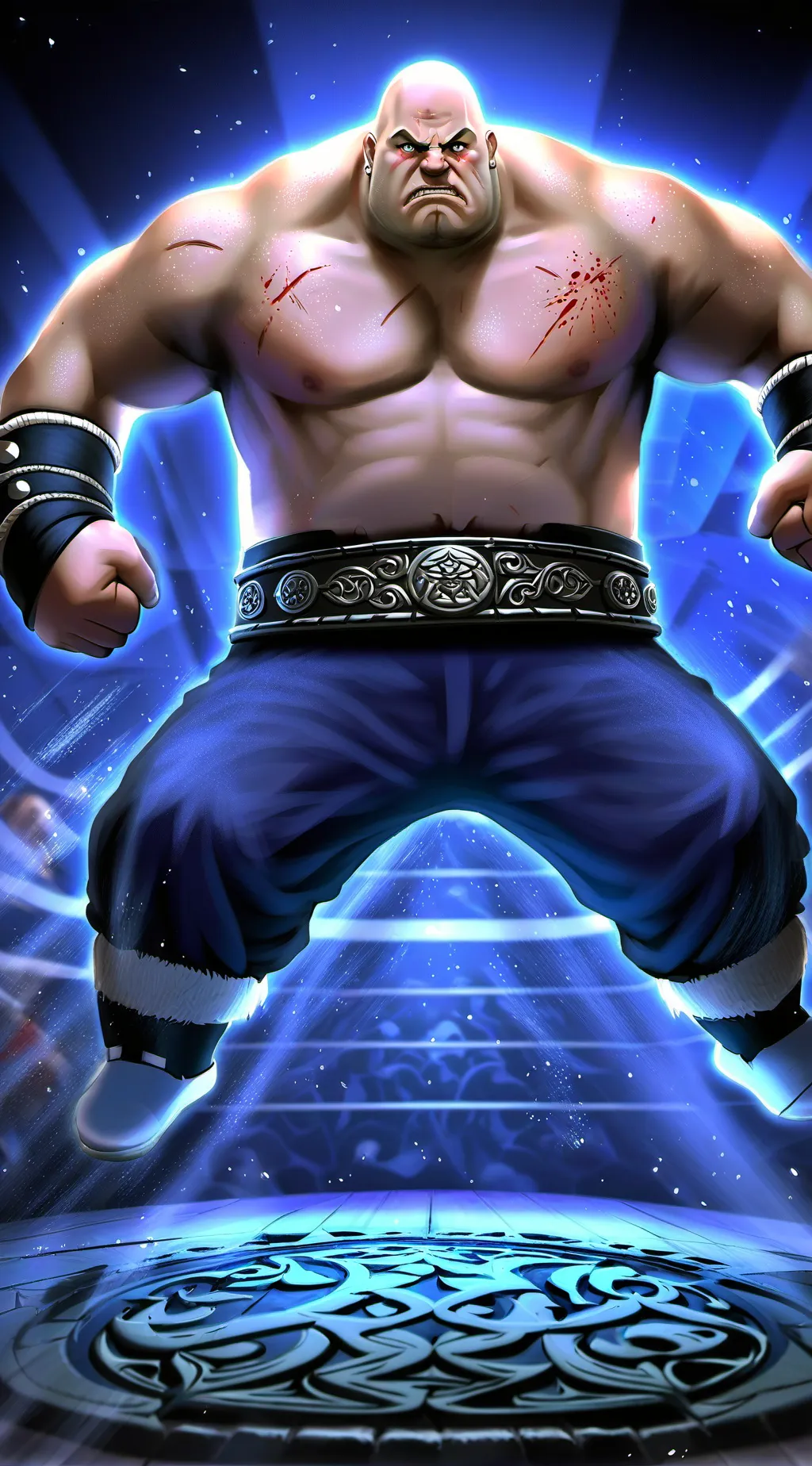 ai character: King Kong Bundy  background