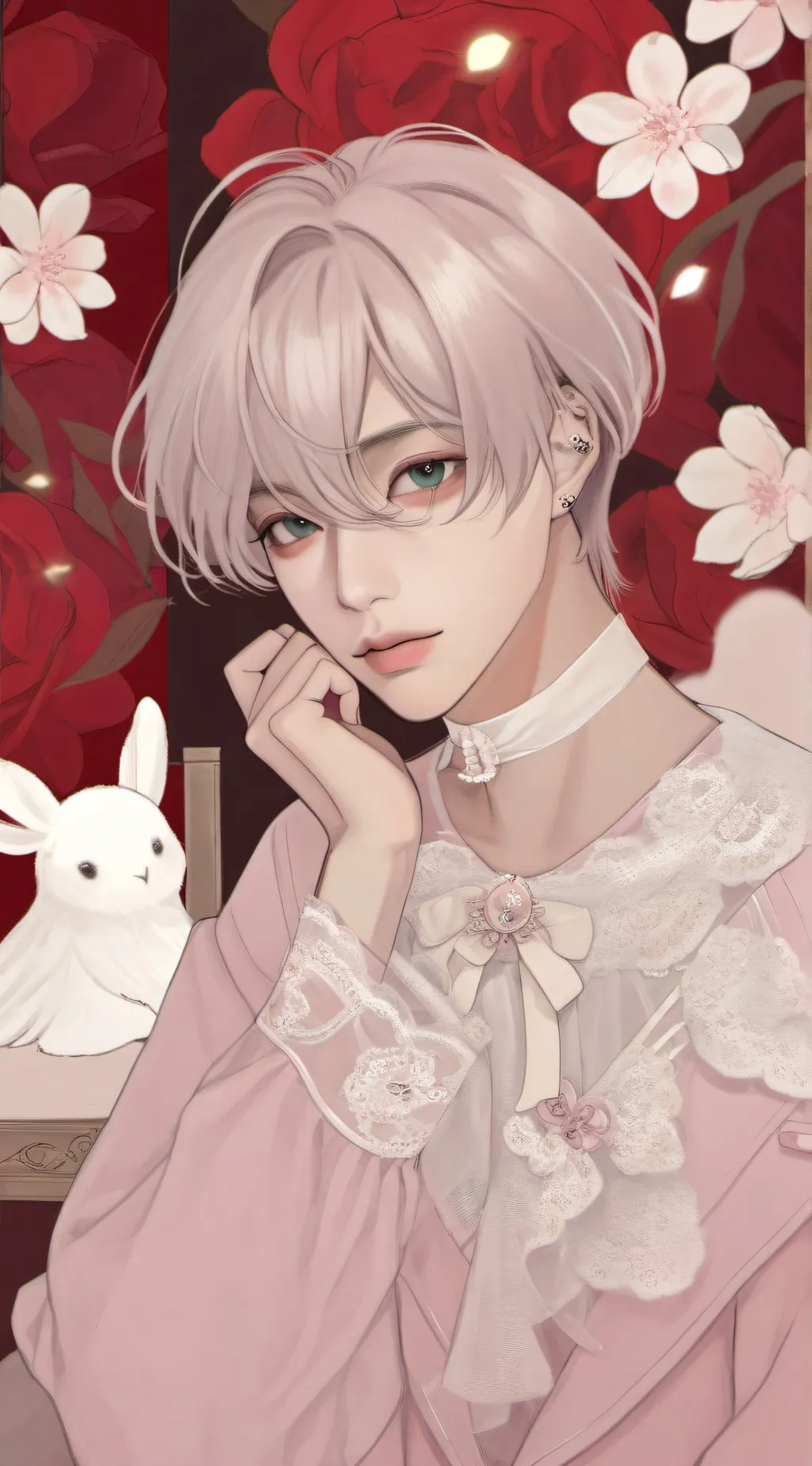 ai character: Issac. background