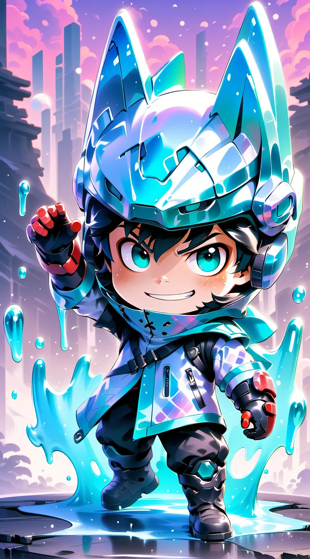 ai character: mha past revealer background