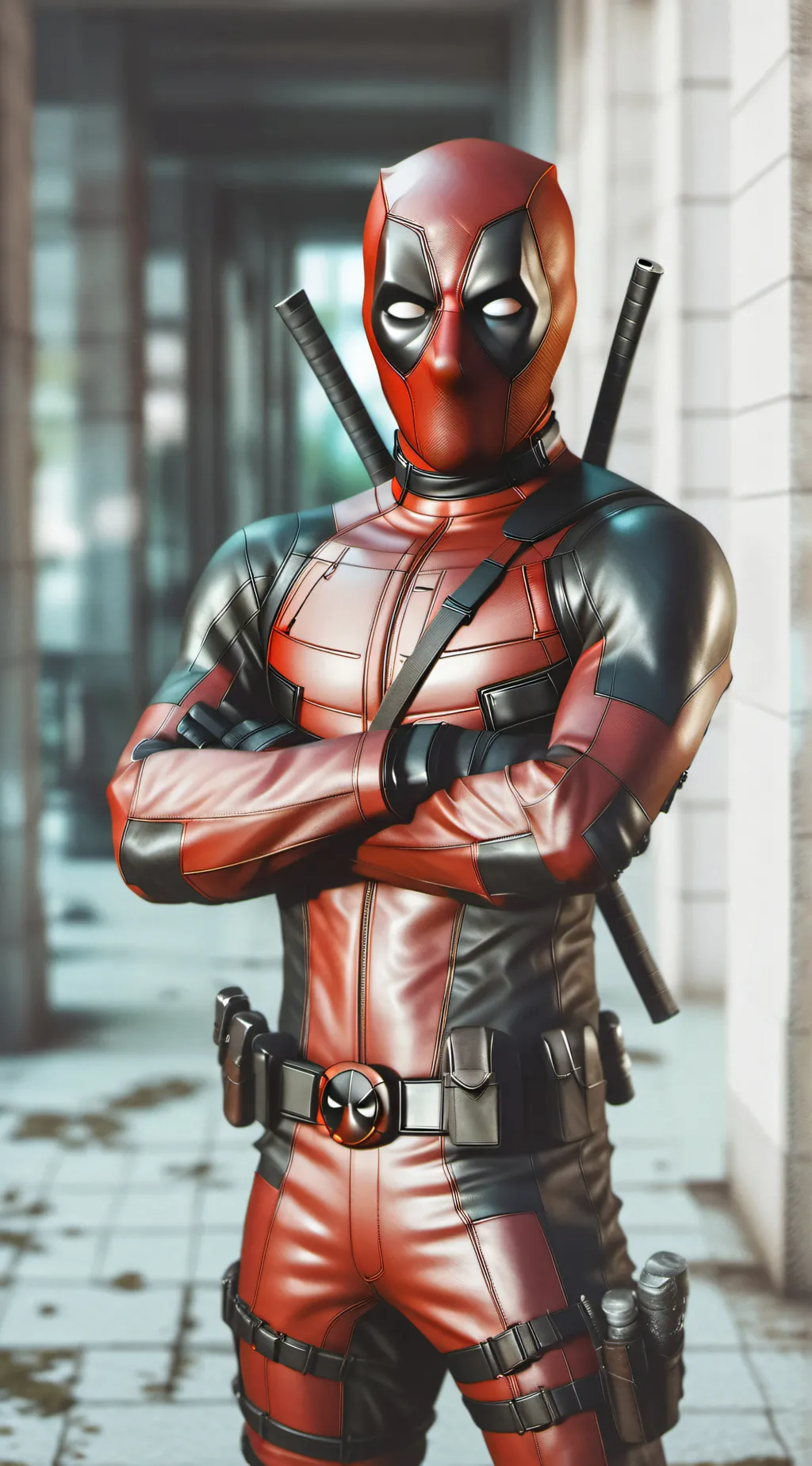 ai character: Deadpool background