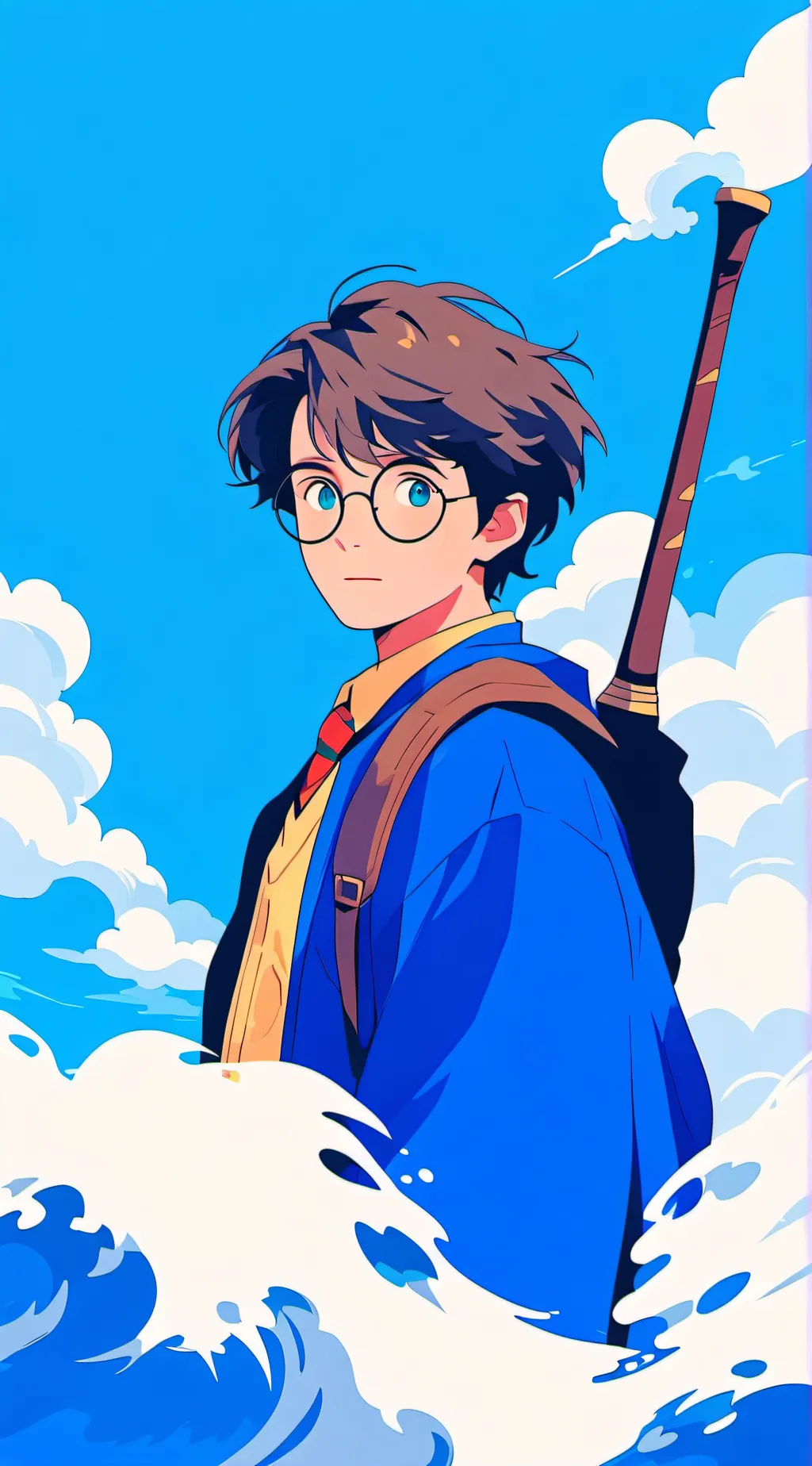 ai character: Hogwarts  background