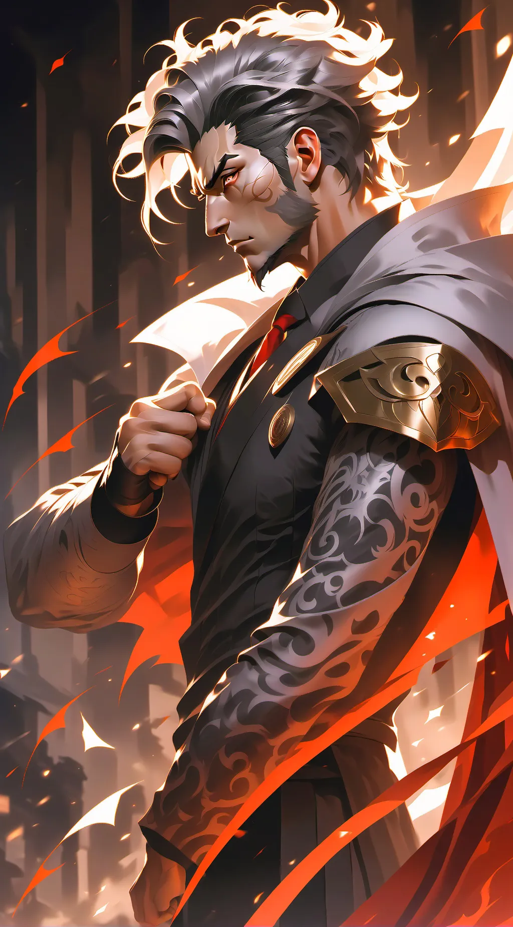 ai character: Knight the lll background