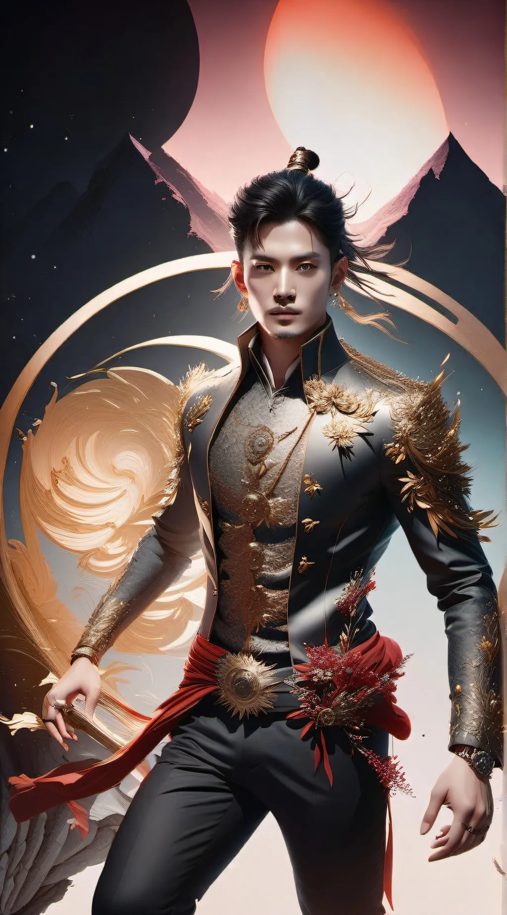 ai character: KANTUTAN KITA background