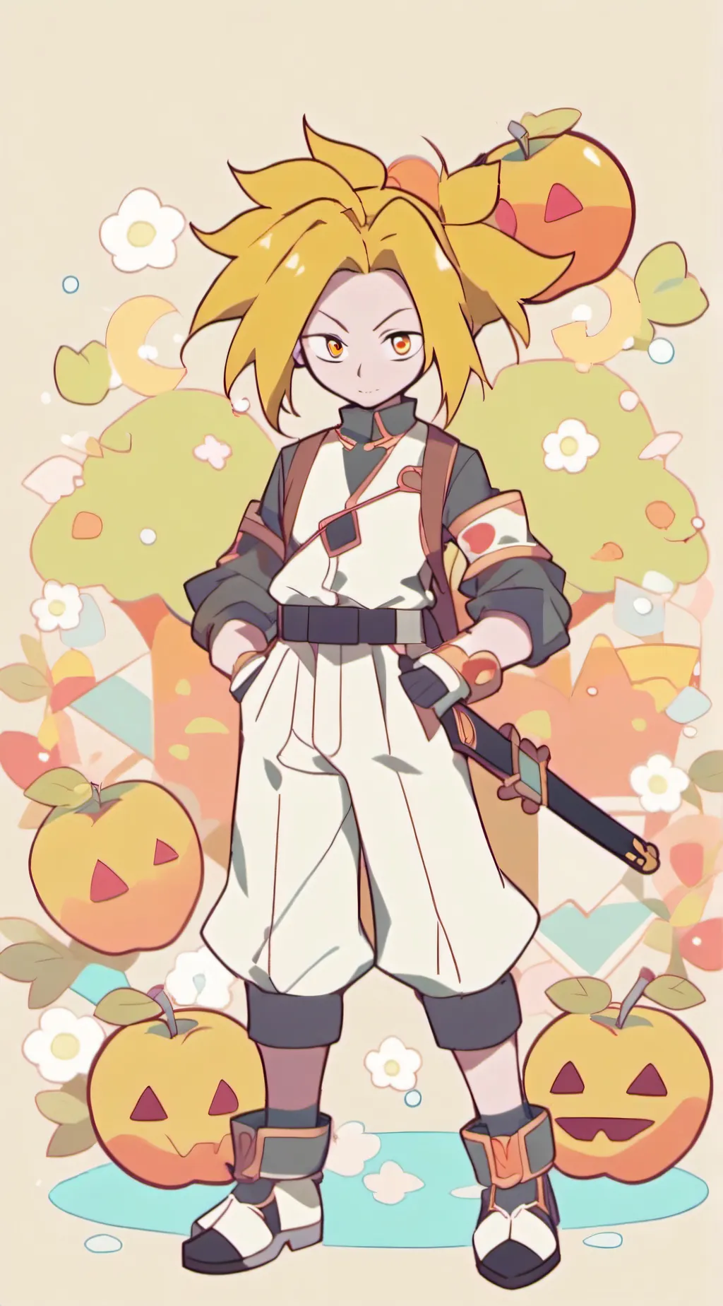 ai character: Denki*slay  queen* background