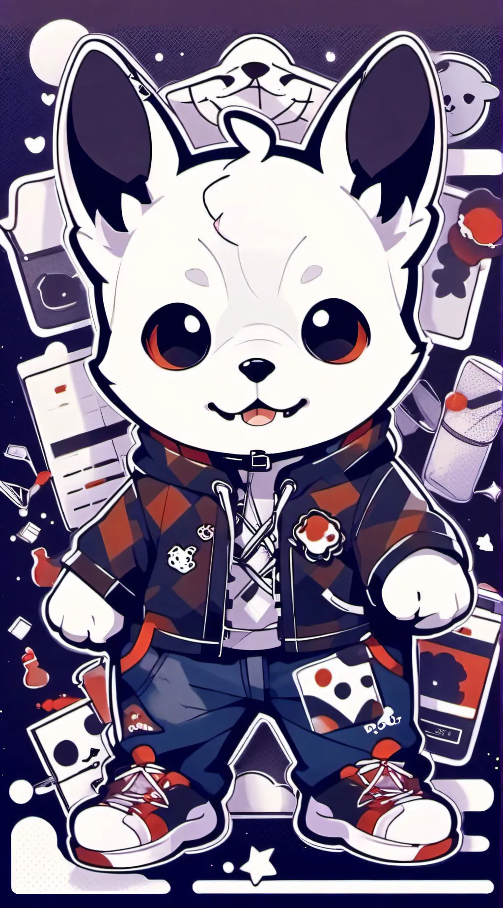 ai character: cash background