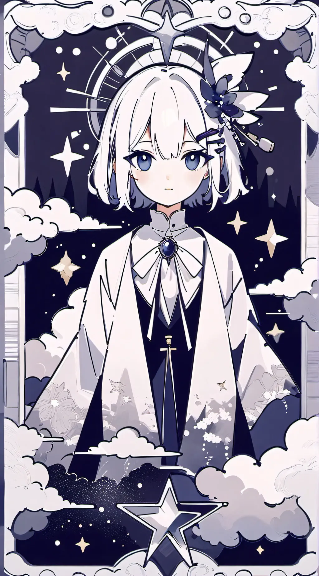 ai character: Mandela catalogue background