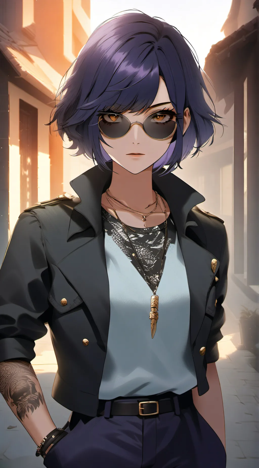ai character: P. (Phoebee) background