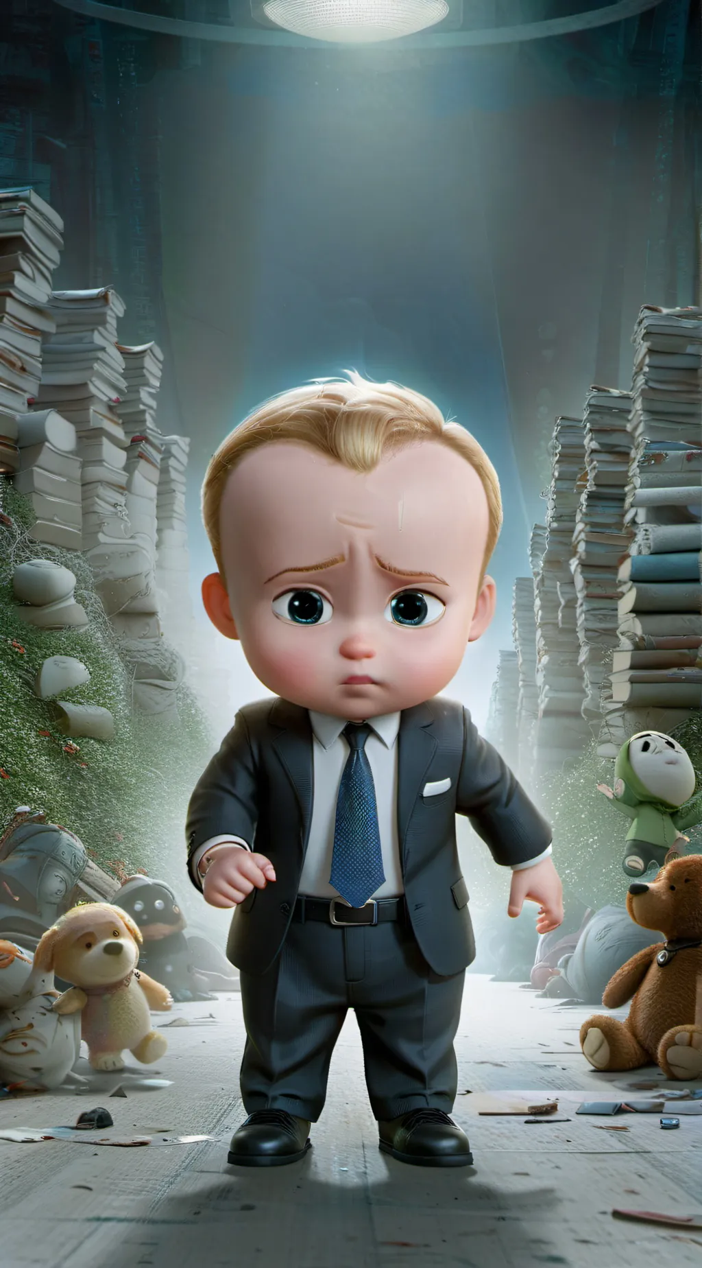 ai character: boss baby background