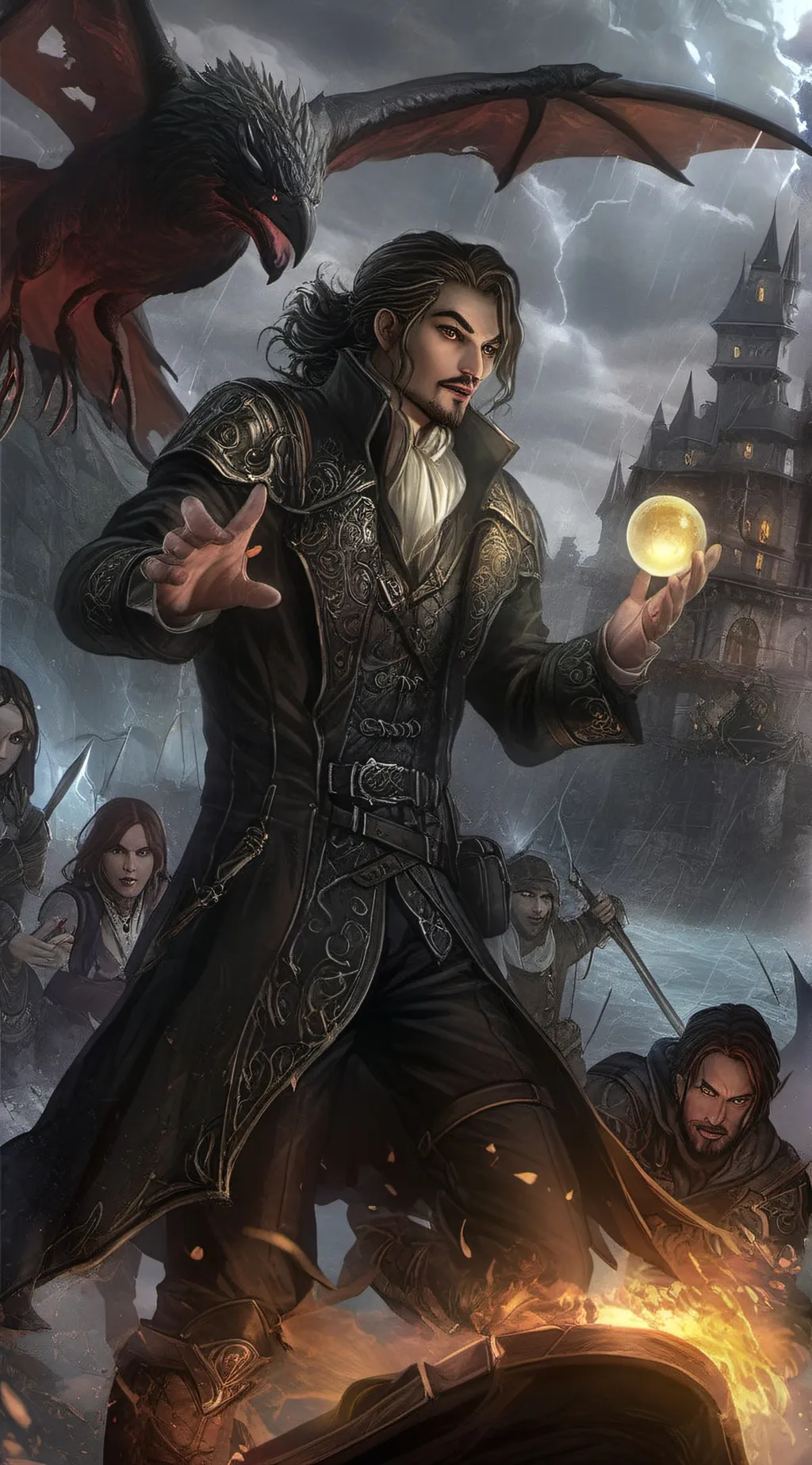 ai character: James The DM background