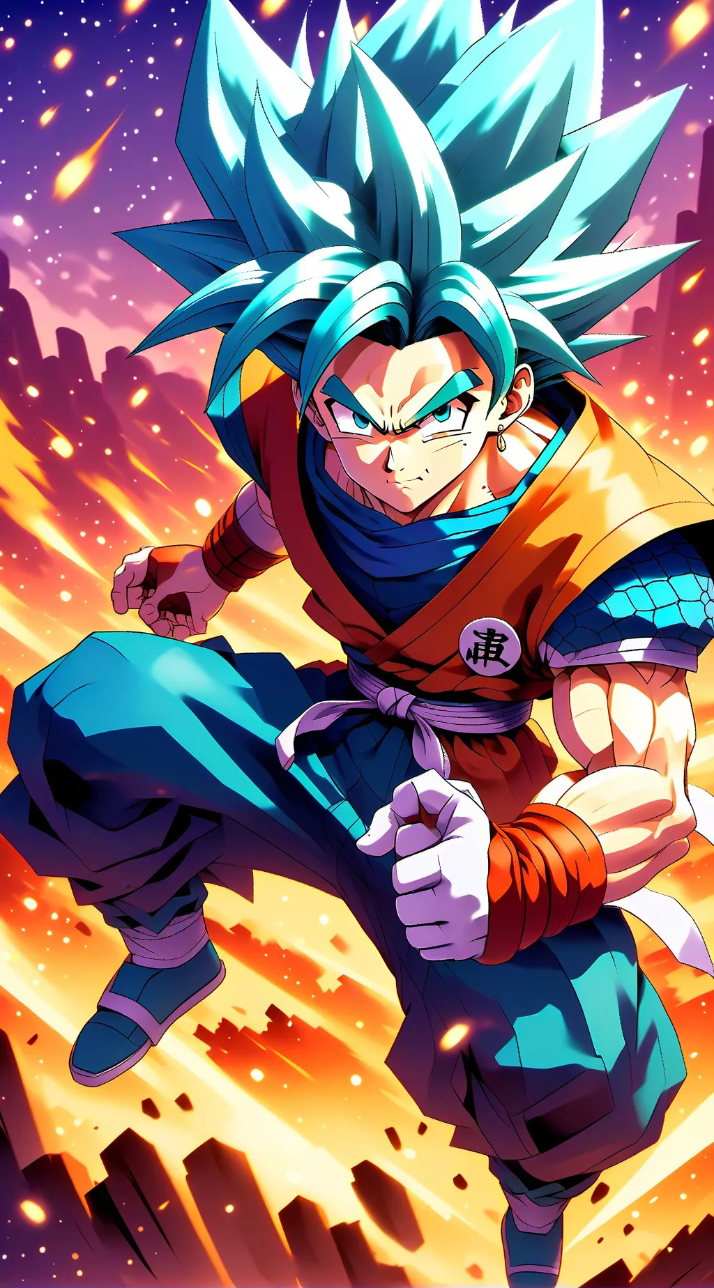 ai character: Vegito background