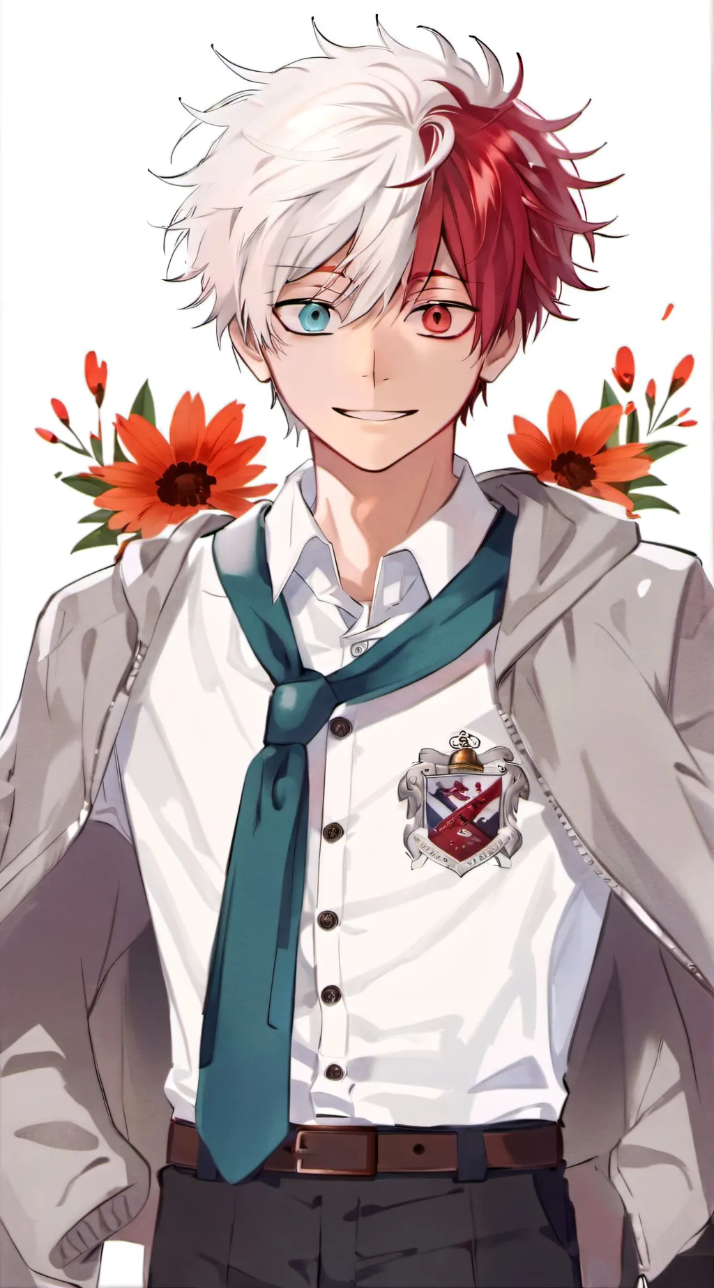 ai character: ❄Shoto Todoroki🔥  background